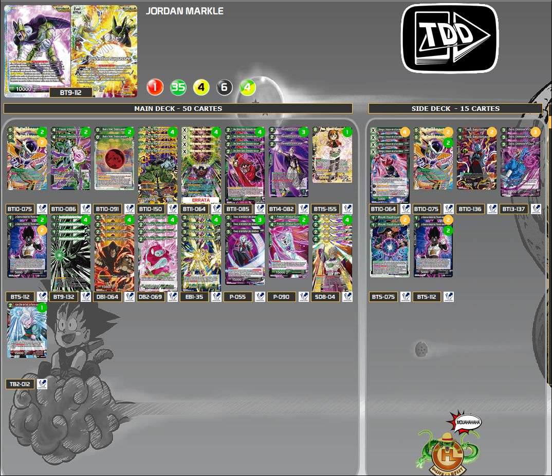 Decklist image · Jordan Markle