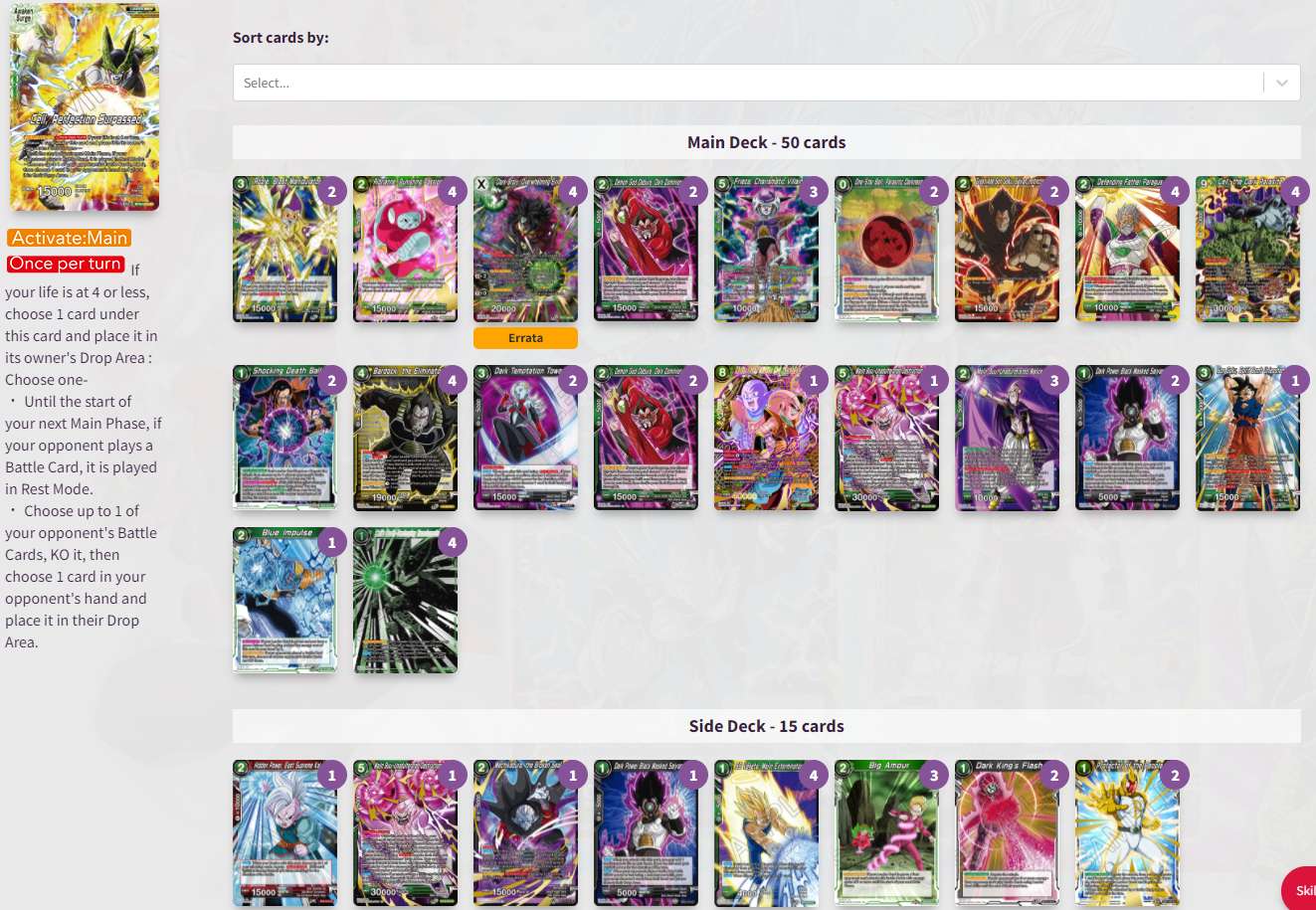 Decklist image · Brunoni Giorgio