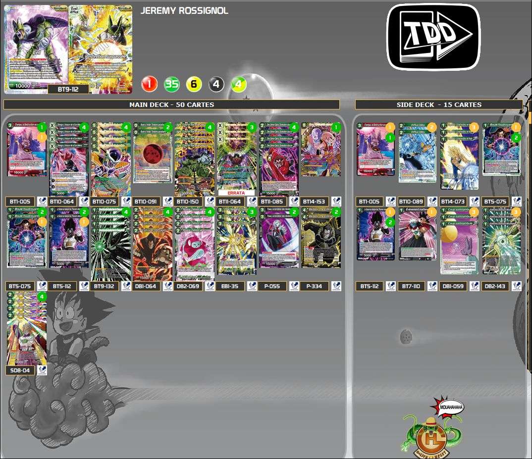 Decklist image · Jérémy Rossignol