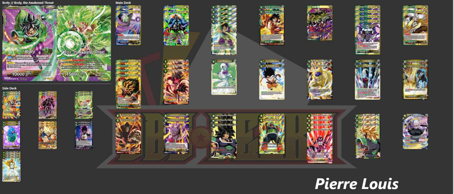 Decklist de Pierre Louis