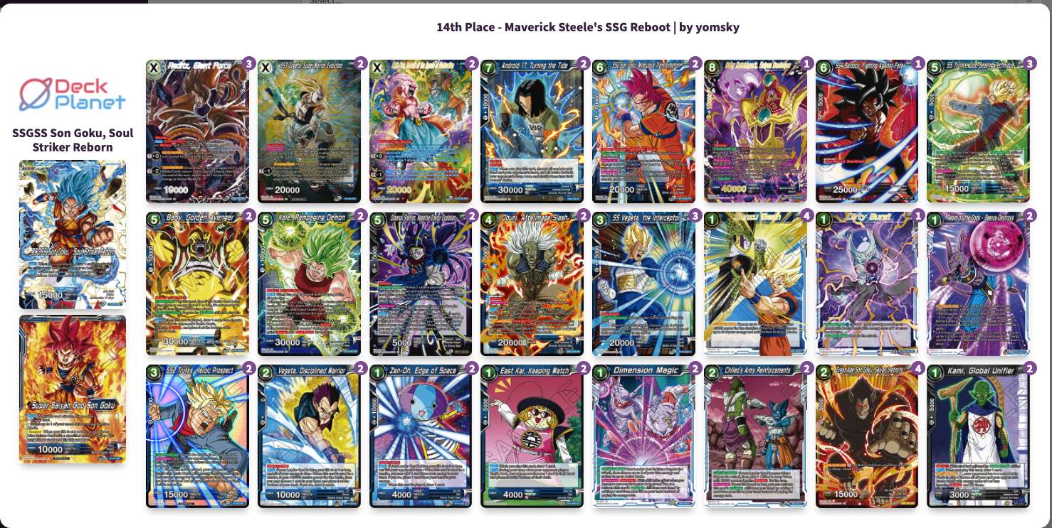 Decklist image · Maverick Steele