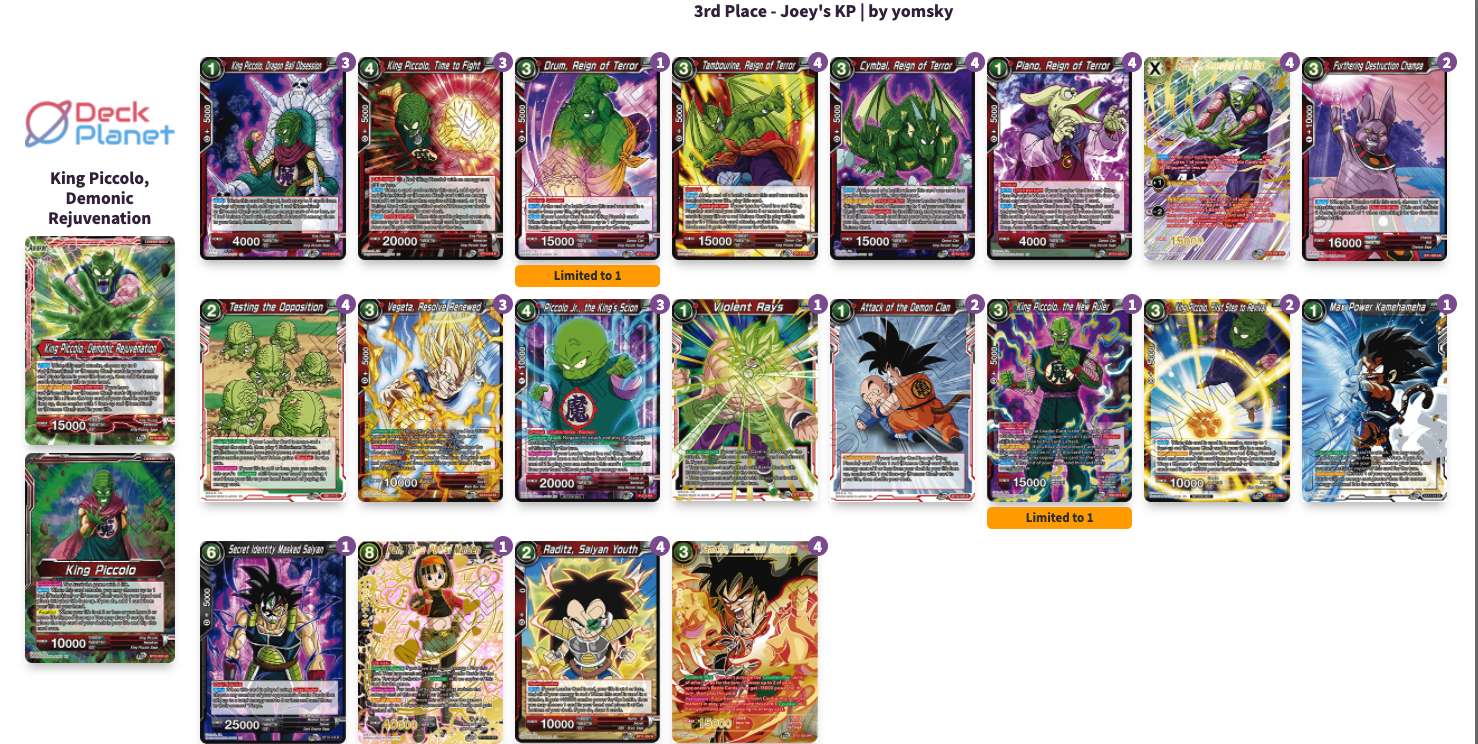 Decklist image · Joseph Paladino