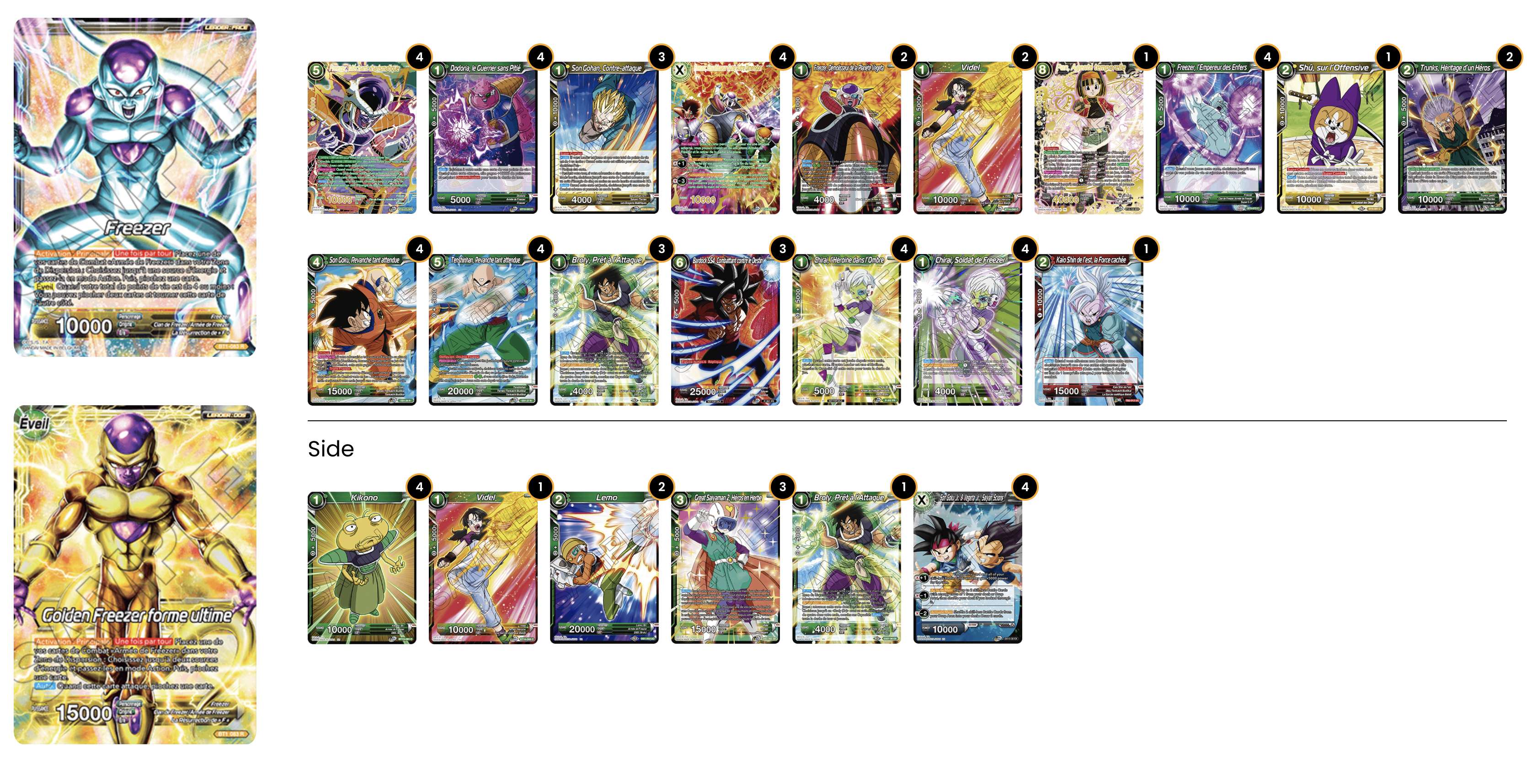 Decklist de Rémi Huerta