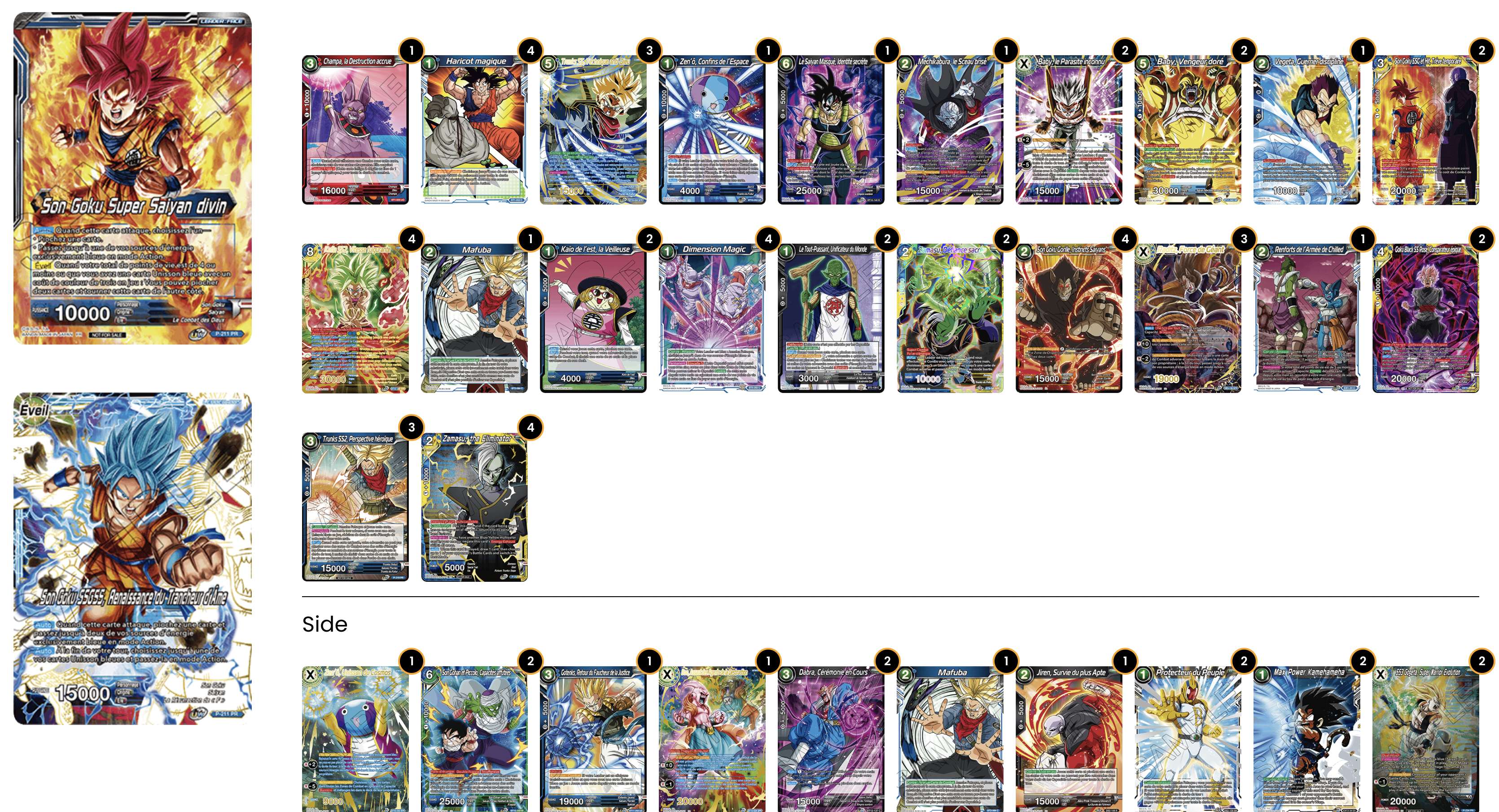 Decklist de Maxime Thepault
