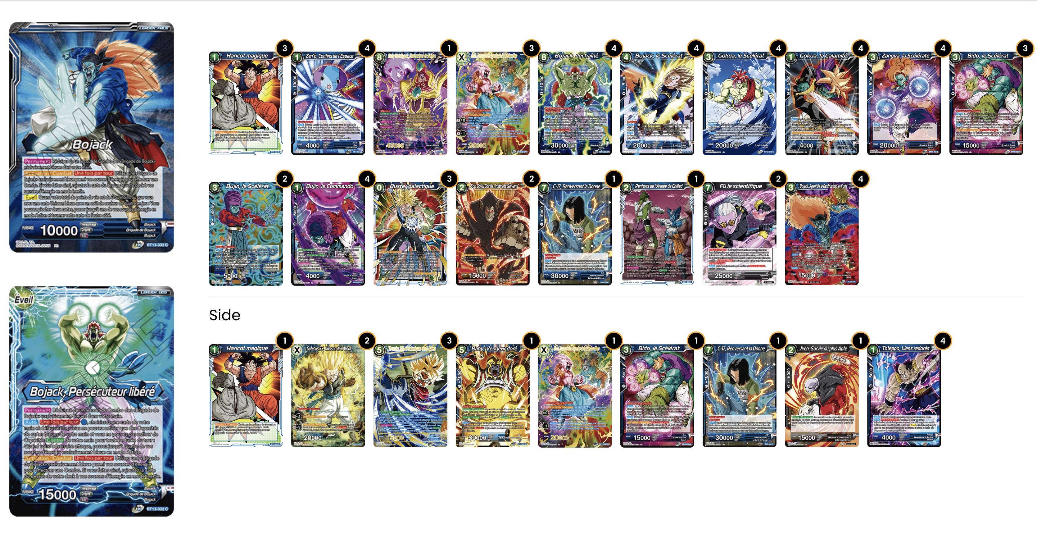 Decklist de Hugo Platret