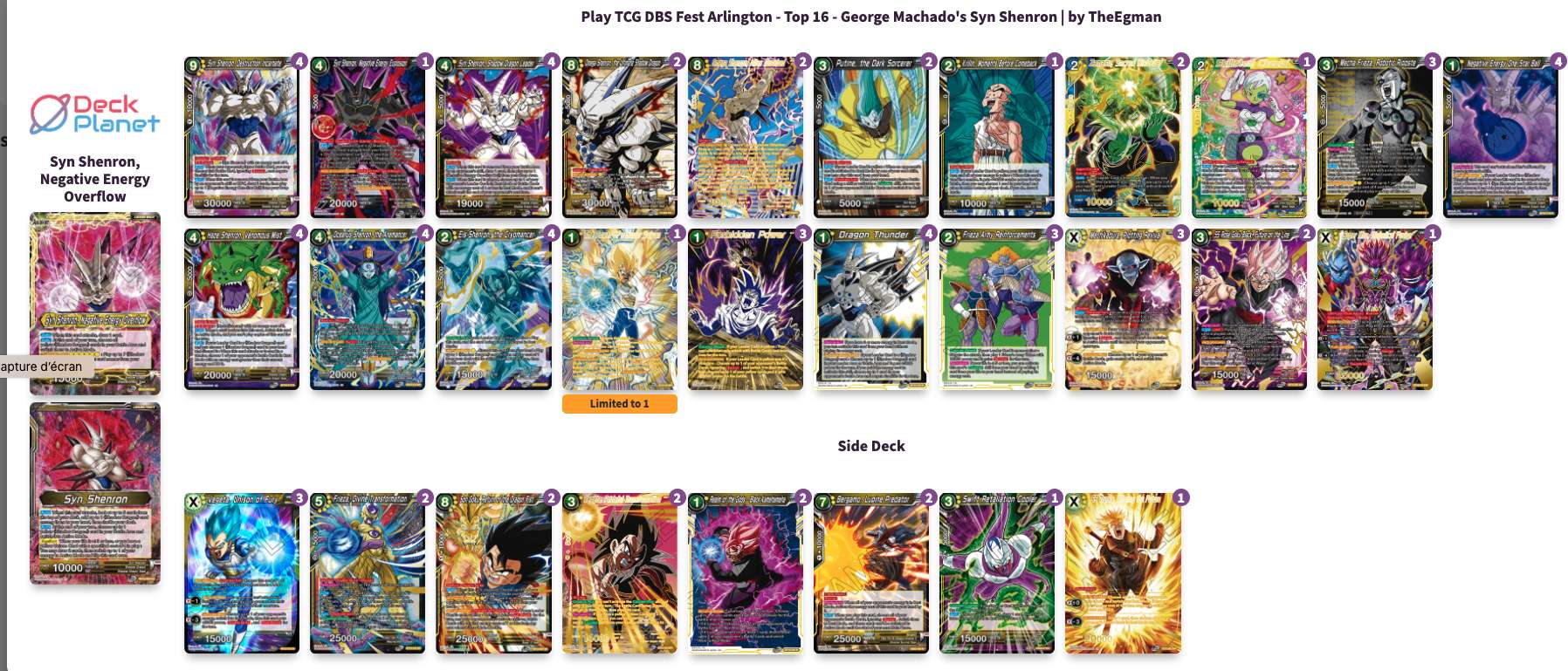 Decklist image · George Machado