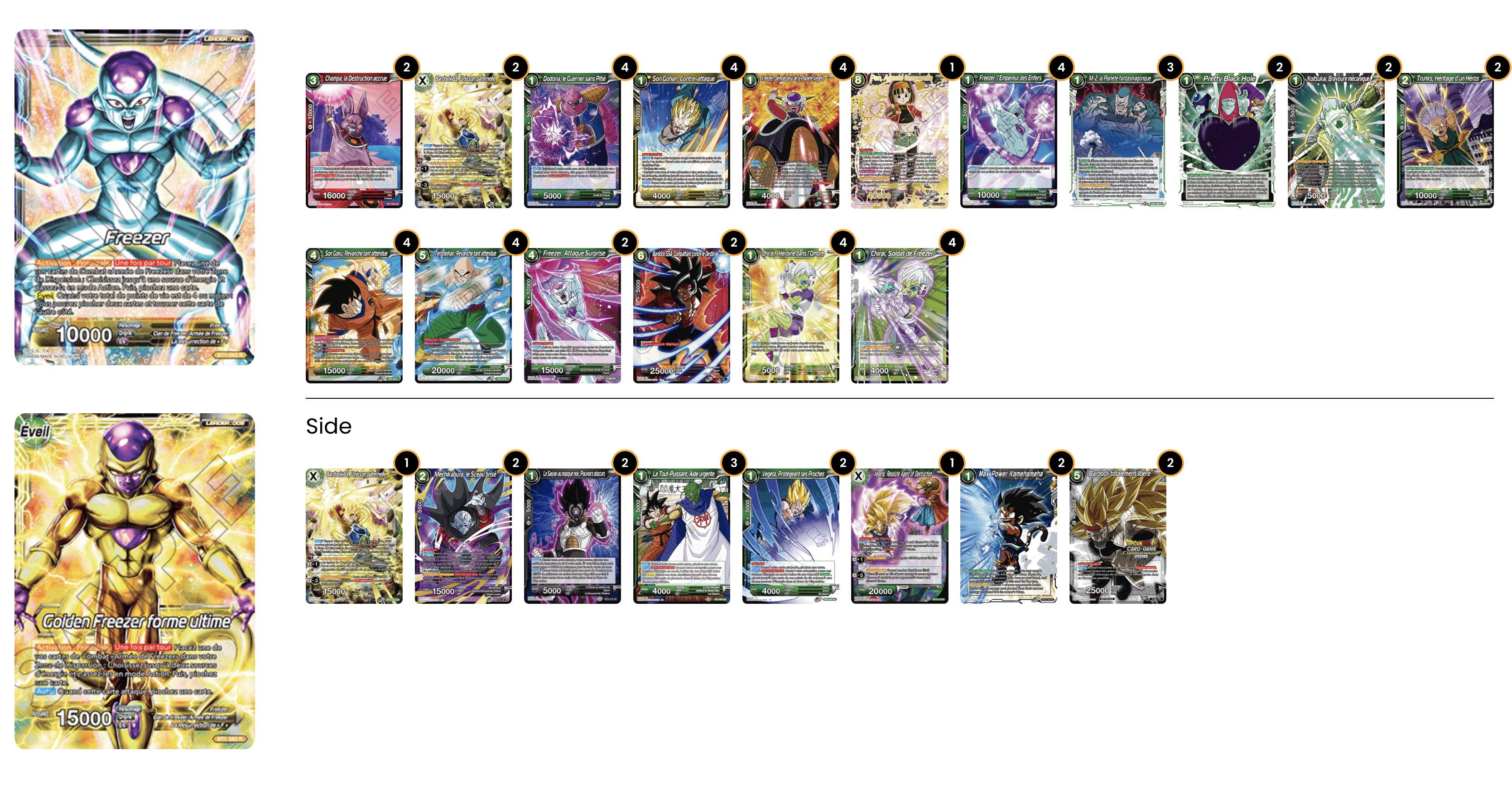 Decklist de Wilfried Solignac
