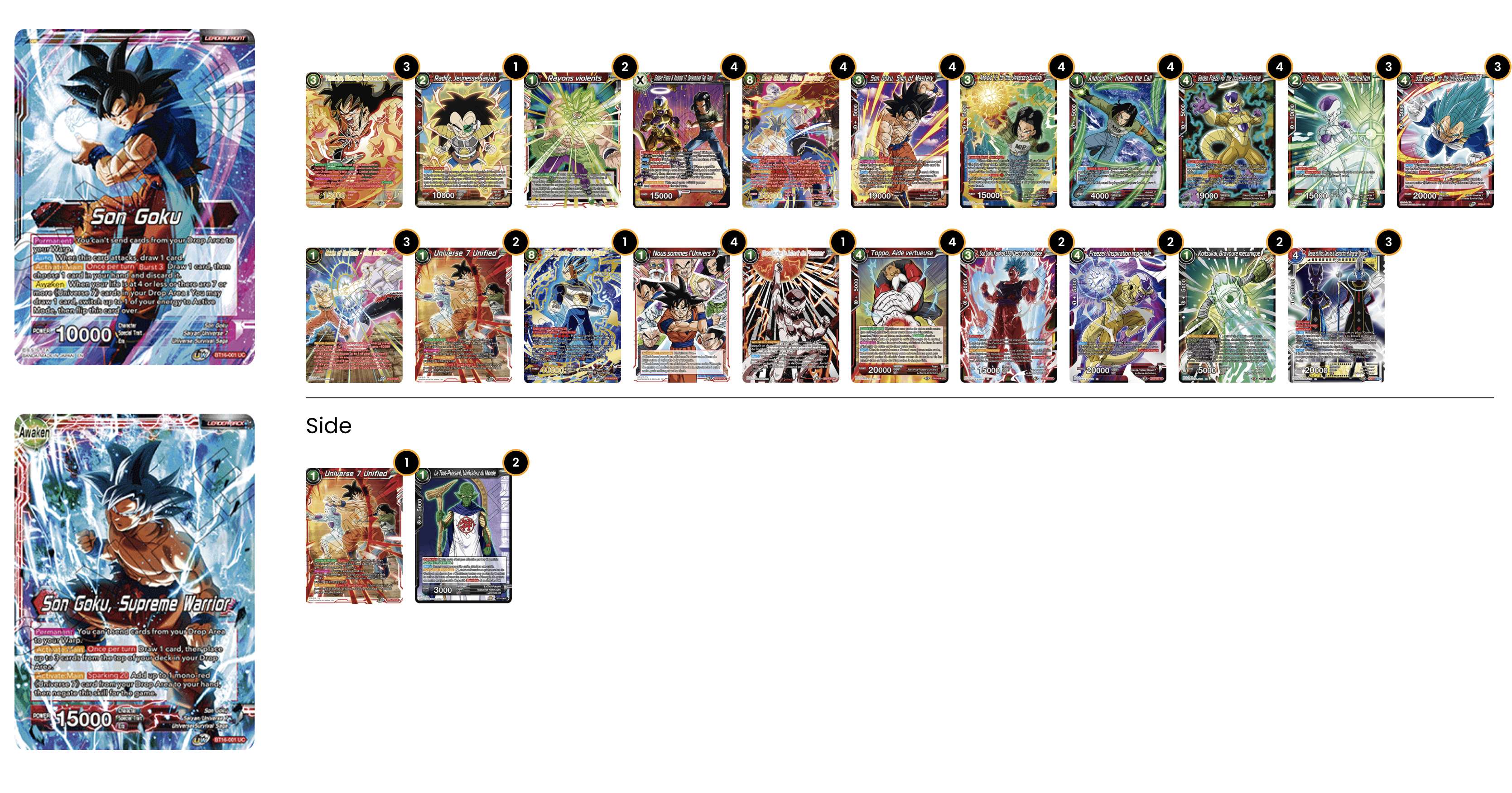 Decklist image · Sautron Samuel