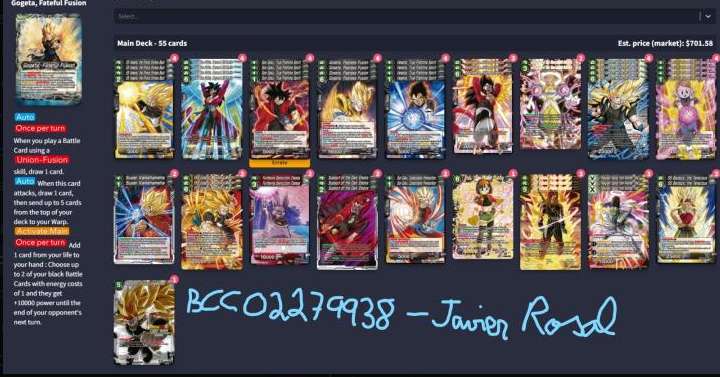 Decklist de Javier Rosal