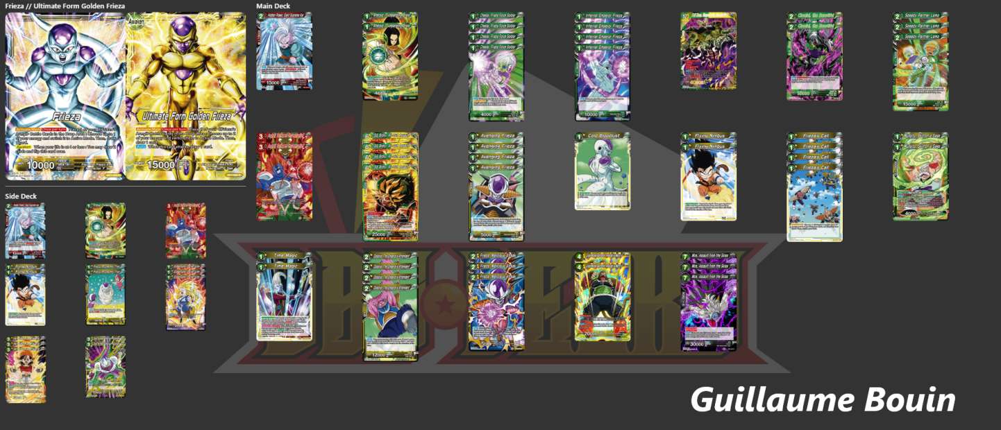 Decklist de Guillaume Bouin