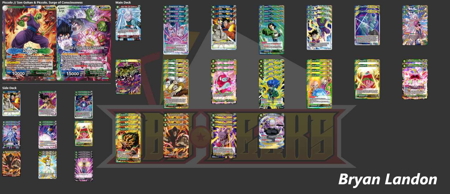 Decklist de Bryan Landon