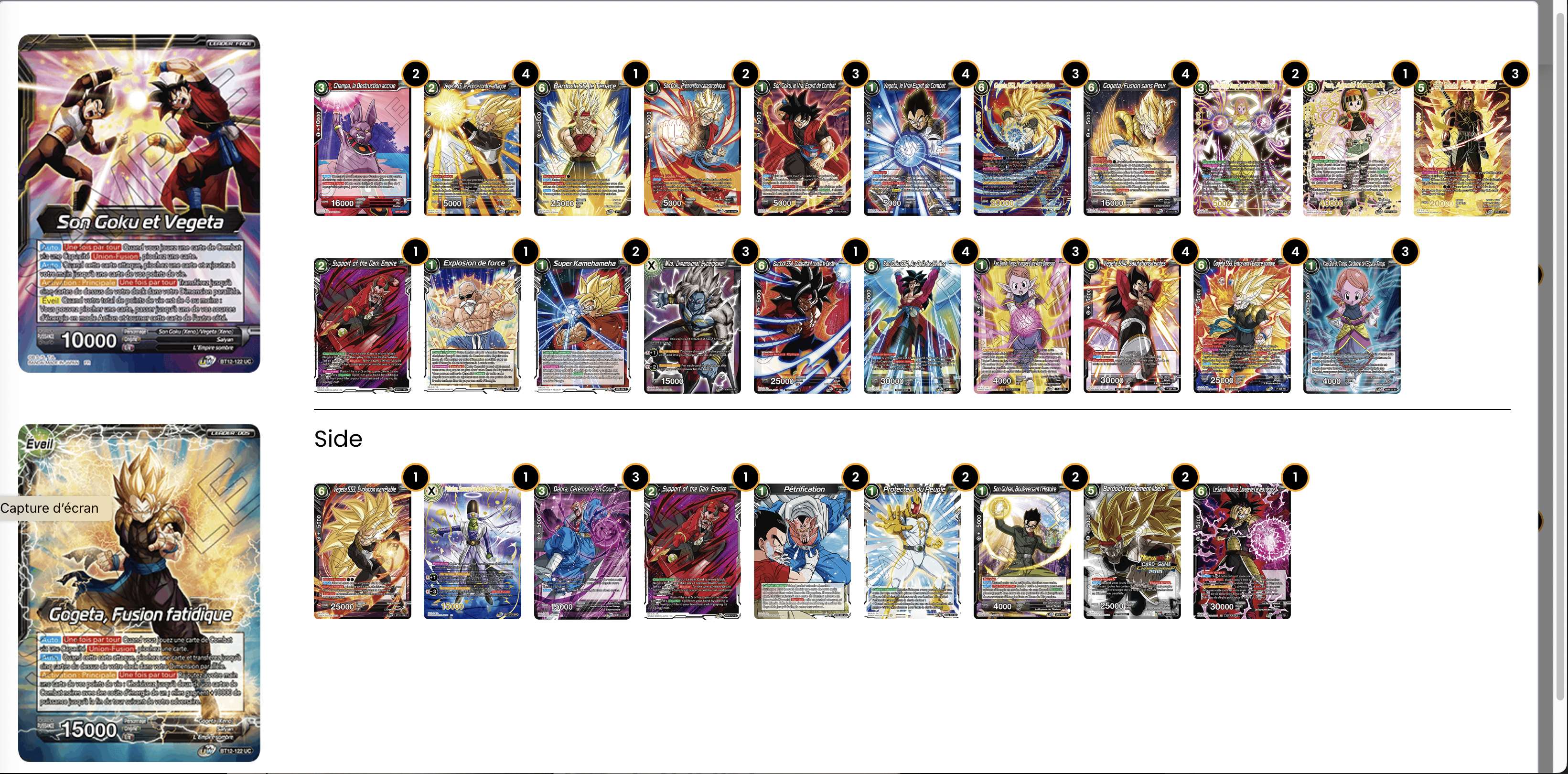 Decklist de Nick McKinley