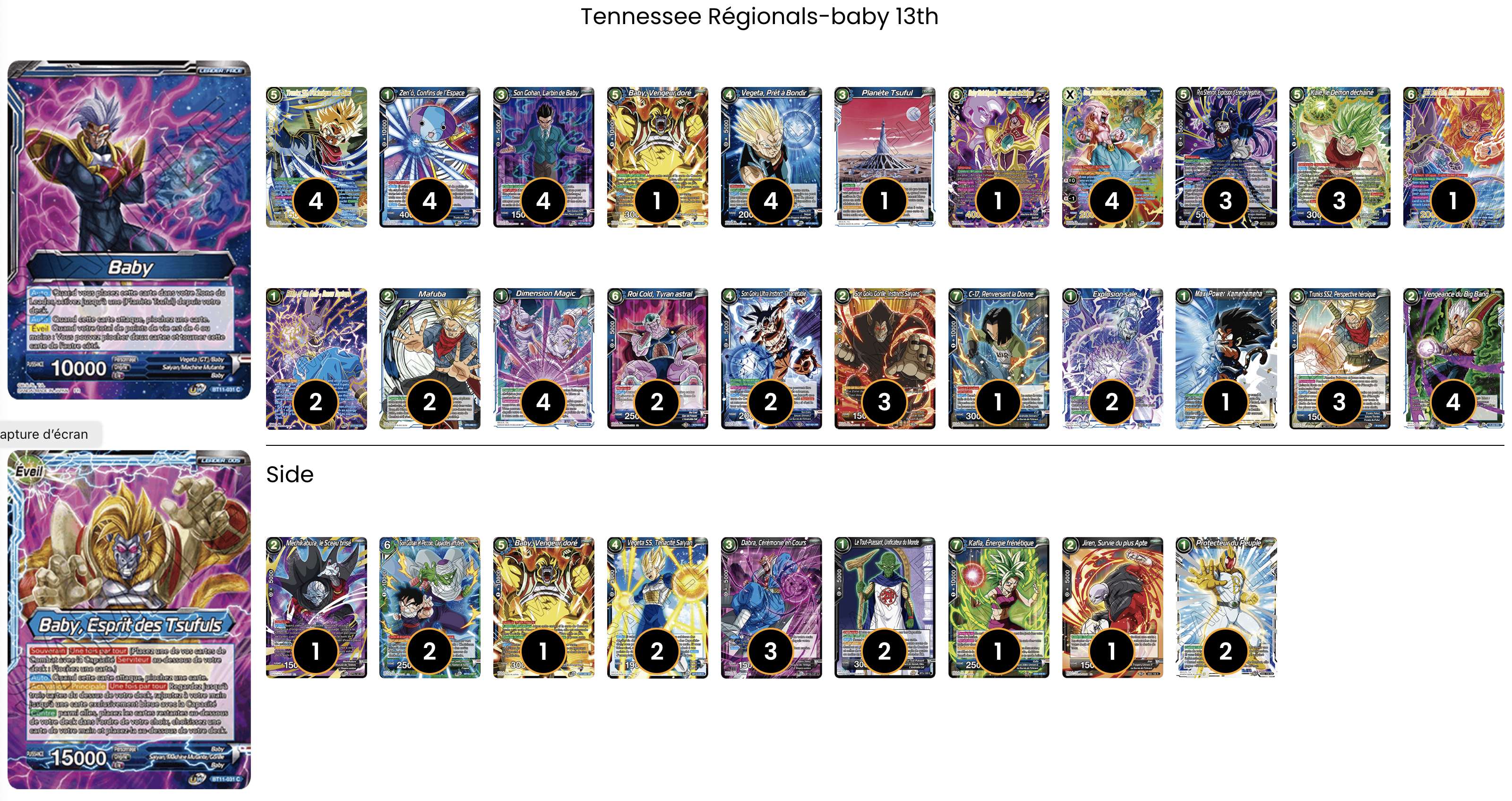 Decklist de Mychal Ricciuti