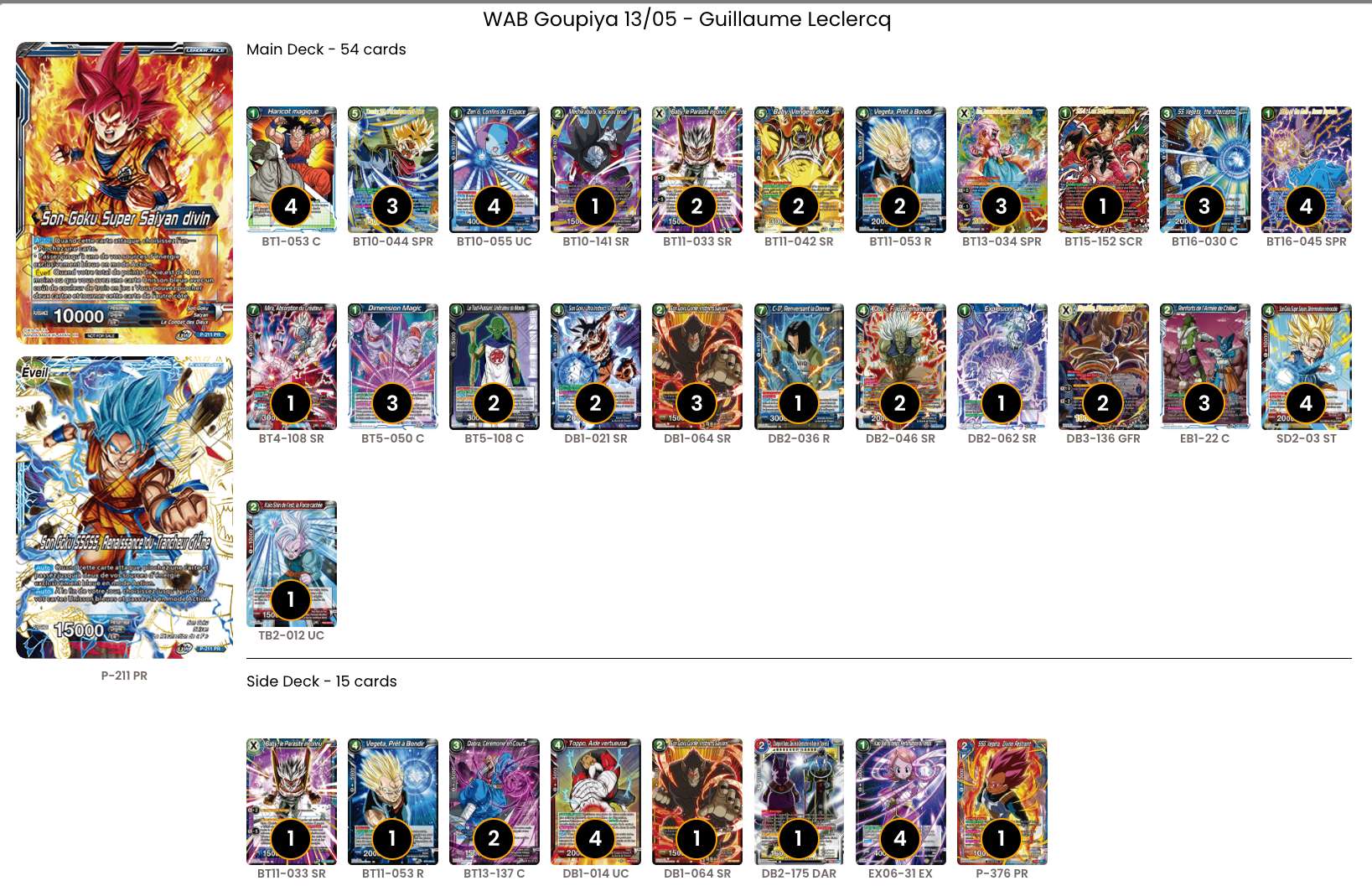 Decklist image · Guillaume Leclercq