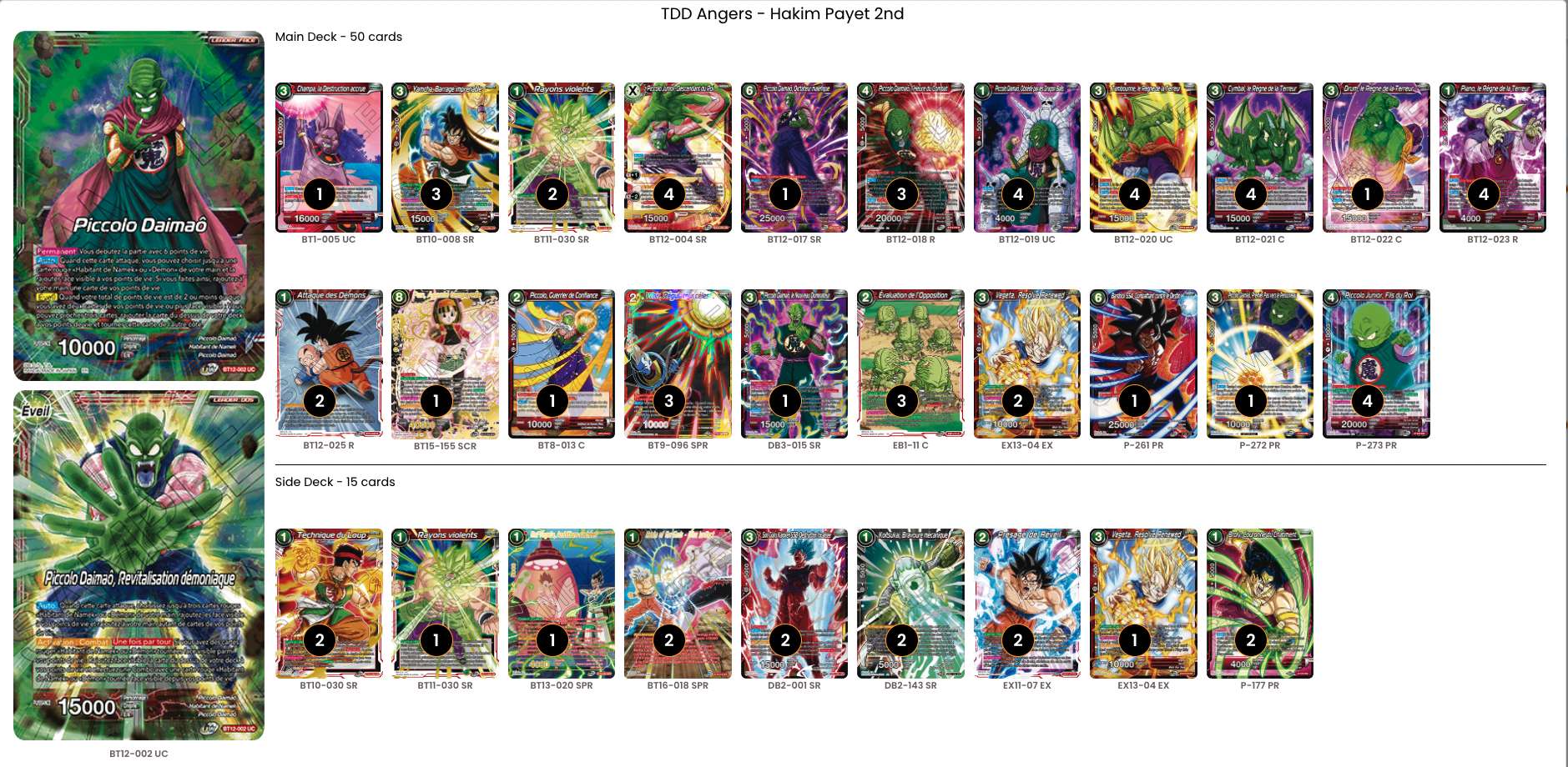 Decklist image · Hakim Payet