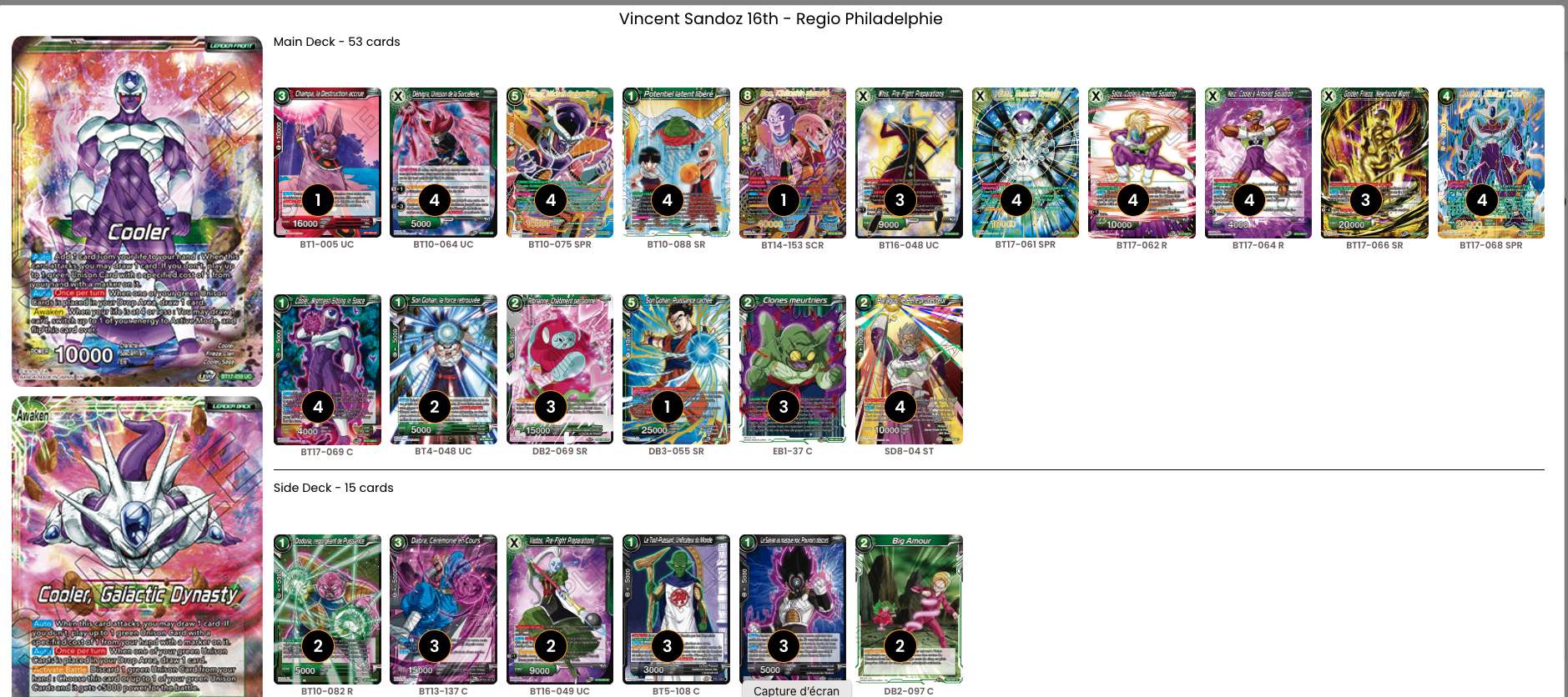 Decklist image · Vincent Sandoz