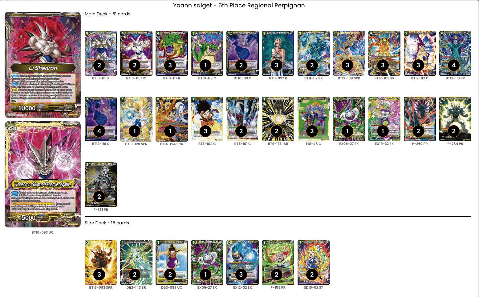 Decklist image · Yoann Salget