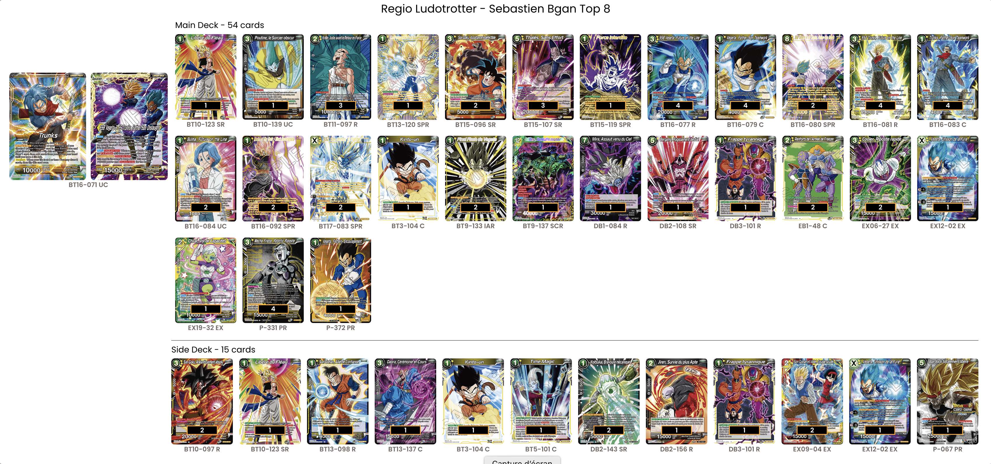 Decklist image · Sebastien Bgan