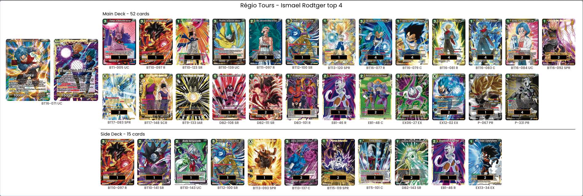 Decklist image · Ismael Rotger