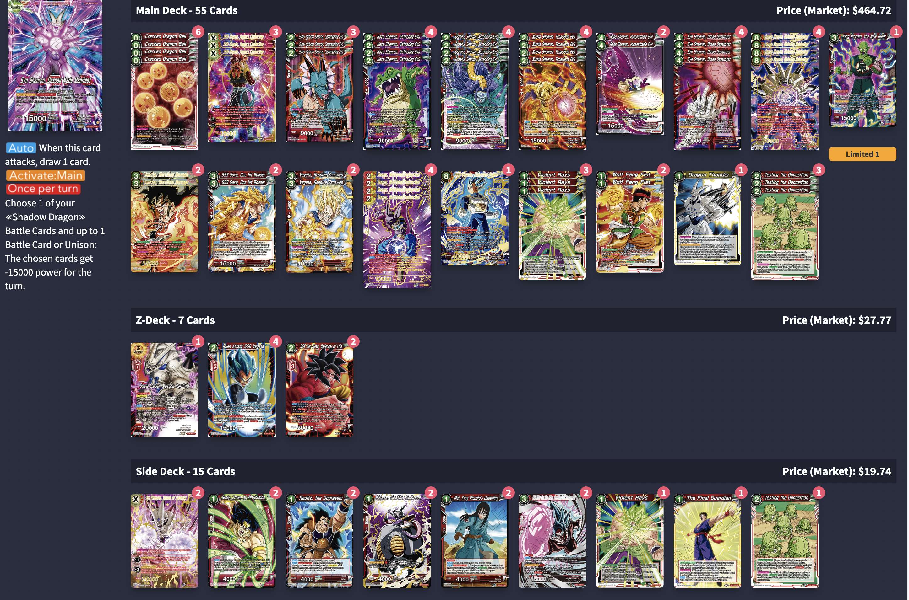 Decklist de Joshua Pottow