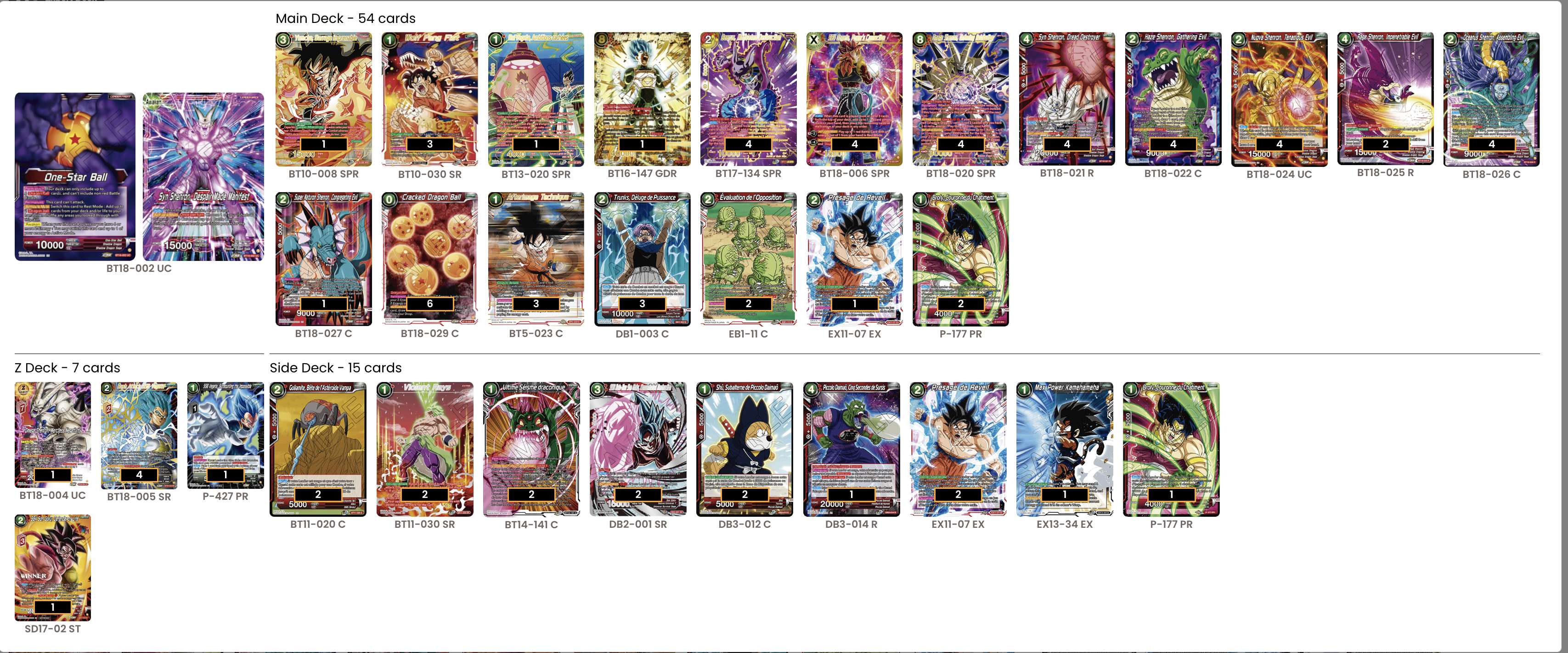 Decklist de Javier Rosal