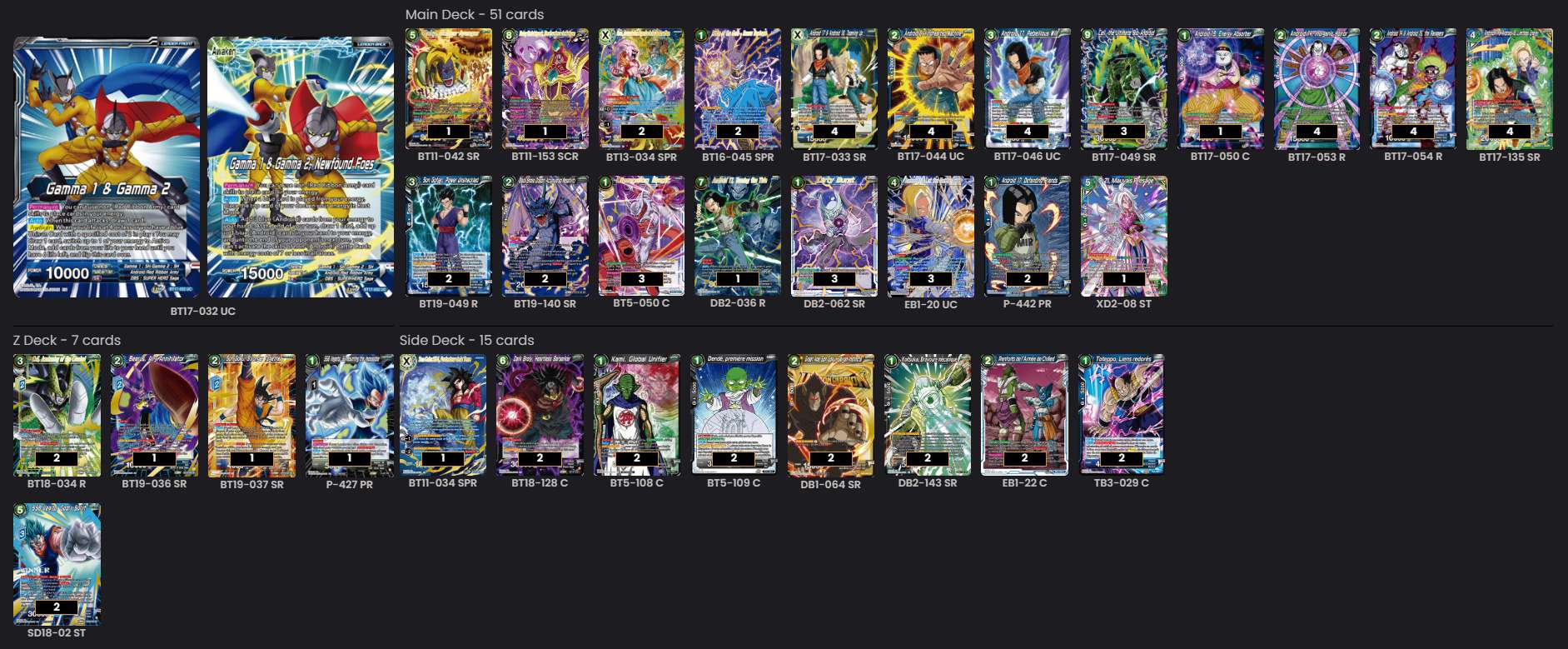 Decklist de Jean Malleval