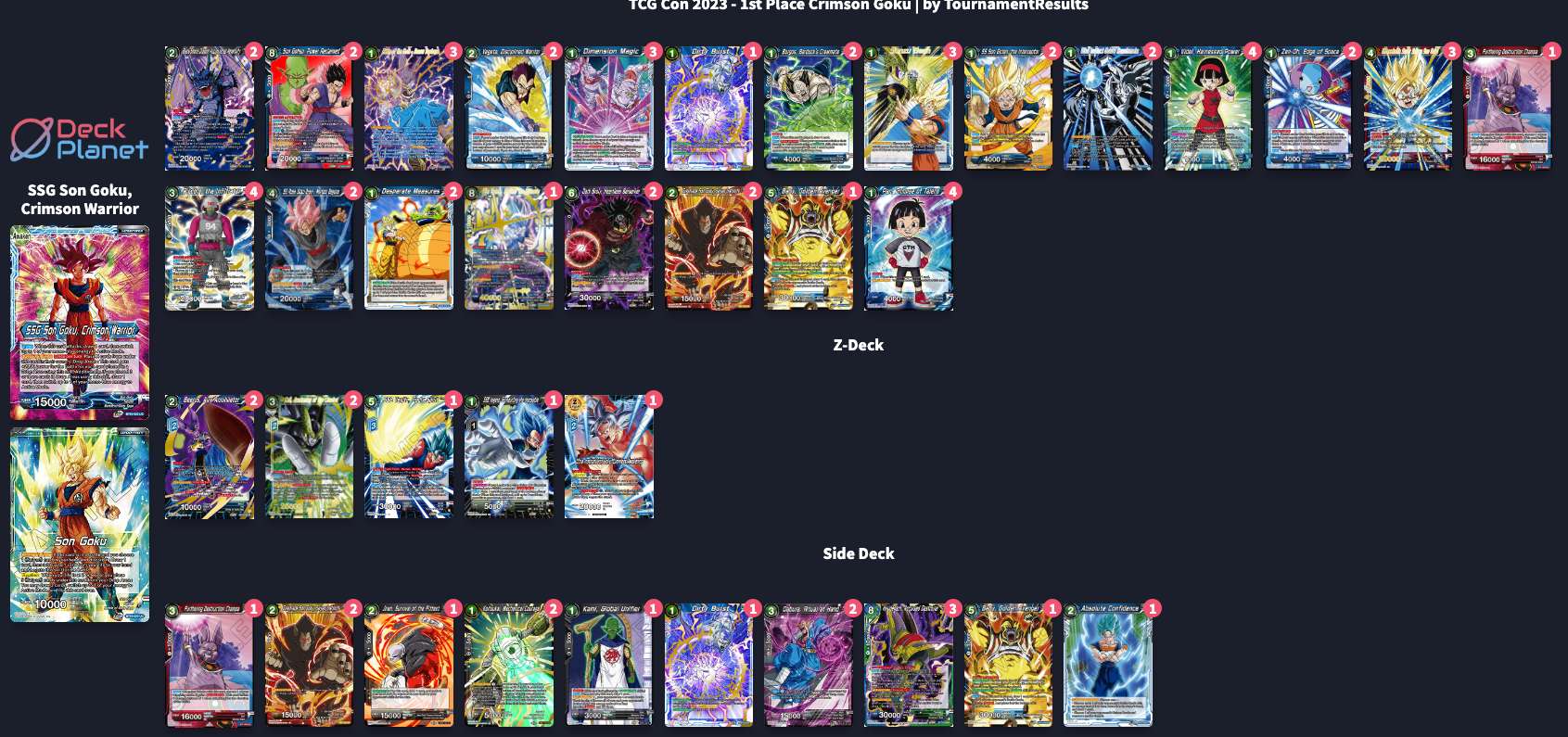 Decklist de Michael "Legends" Kerrick
