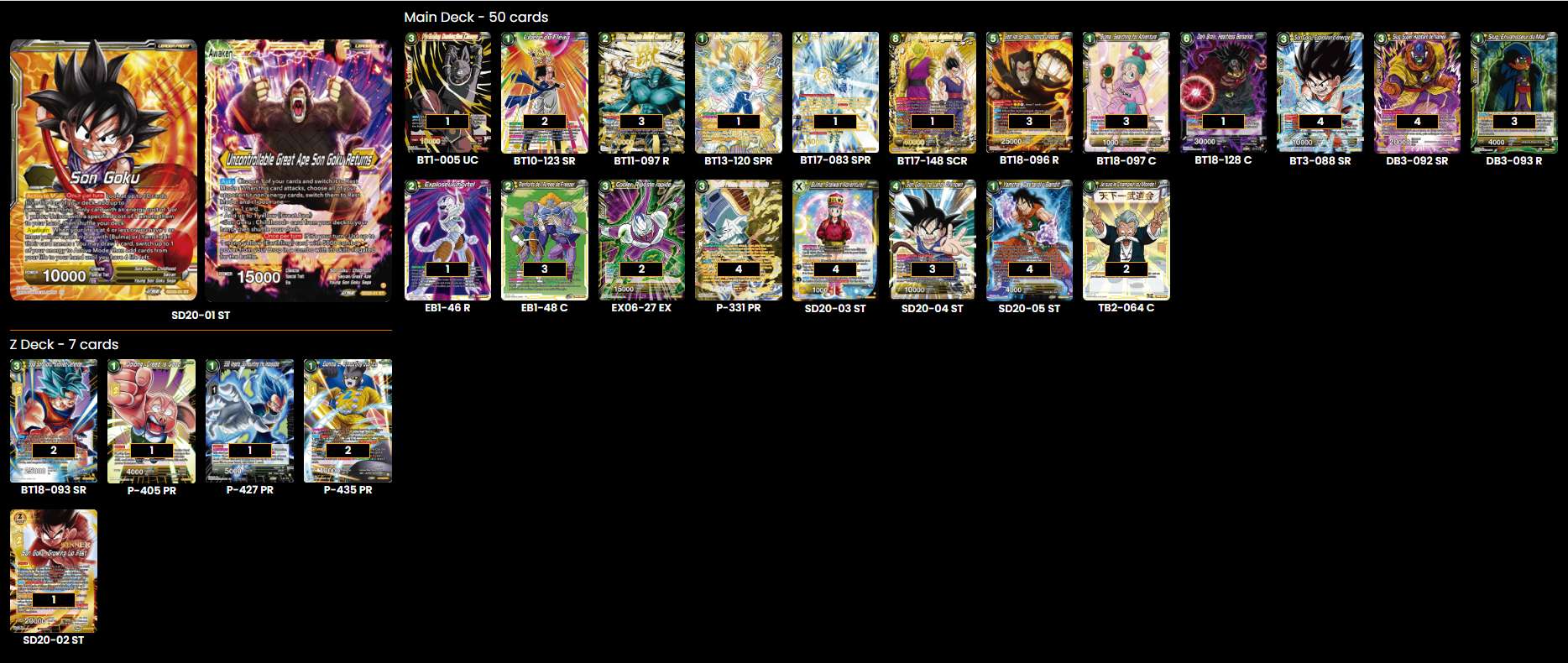 Decklist image · Amani Edwards