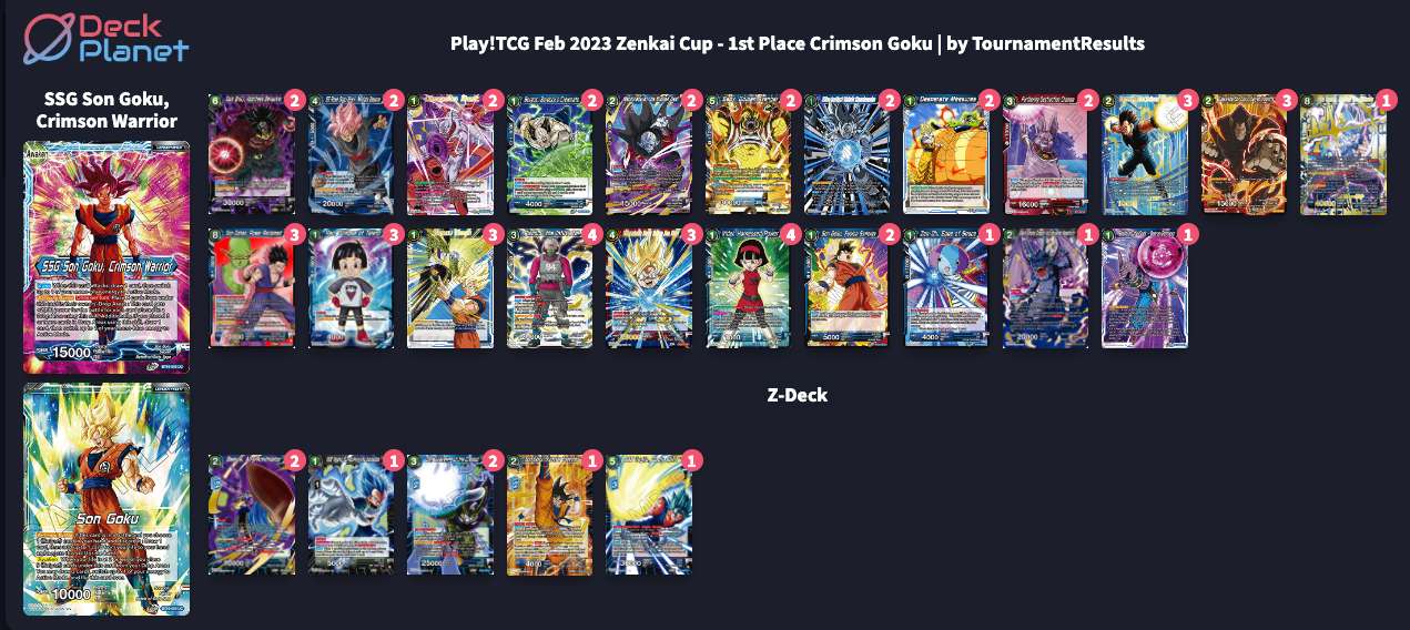 Decklist de Robert Rietze
