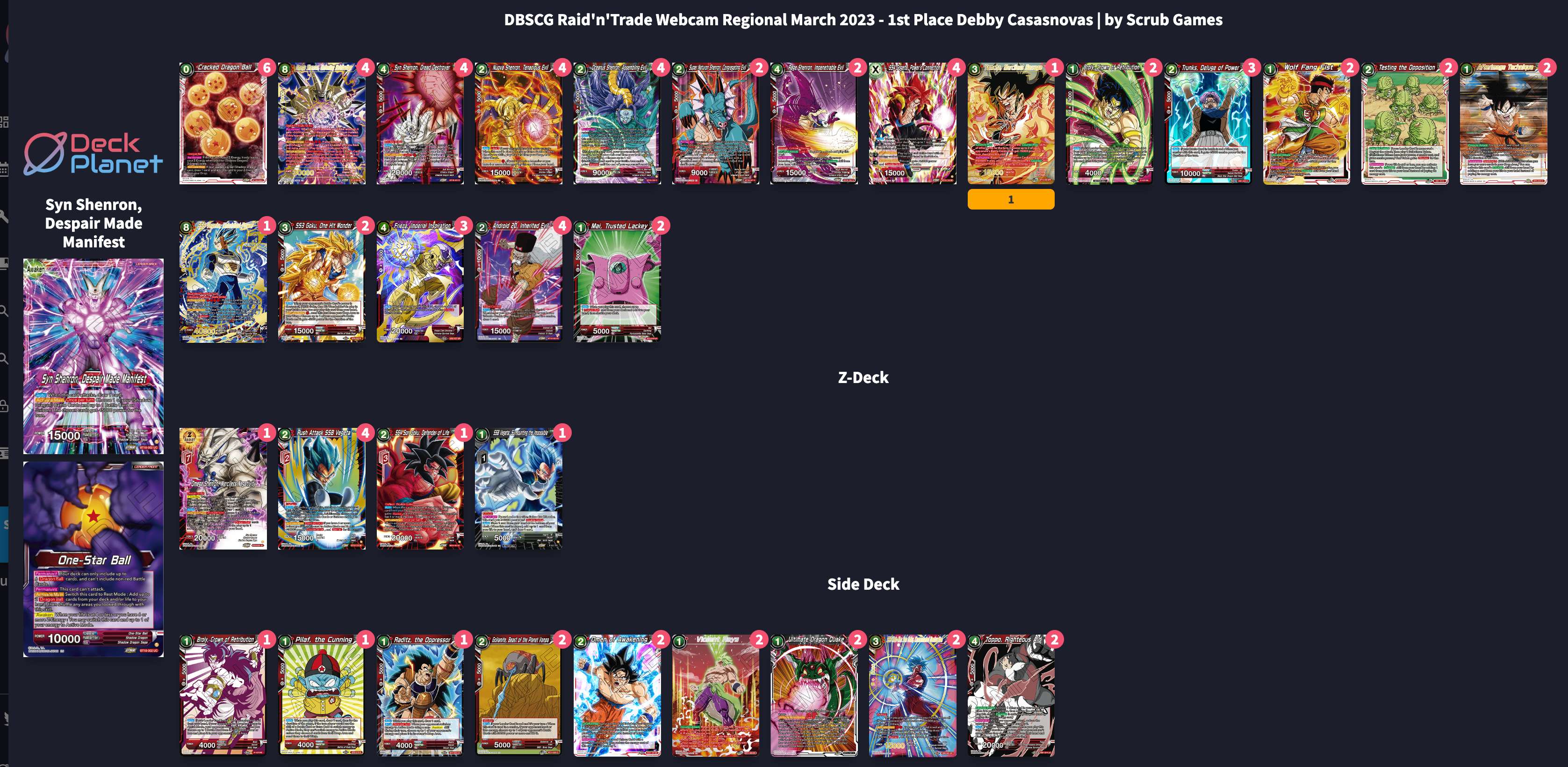 Decklist de Debby Casasnovas