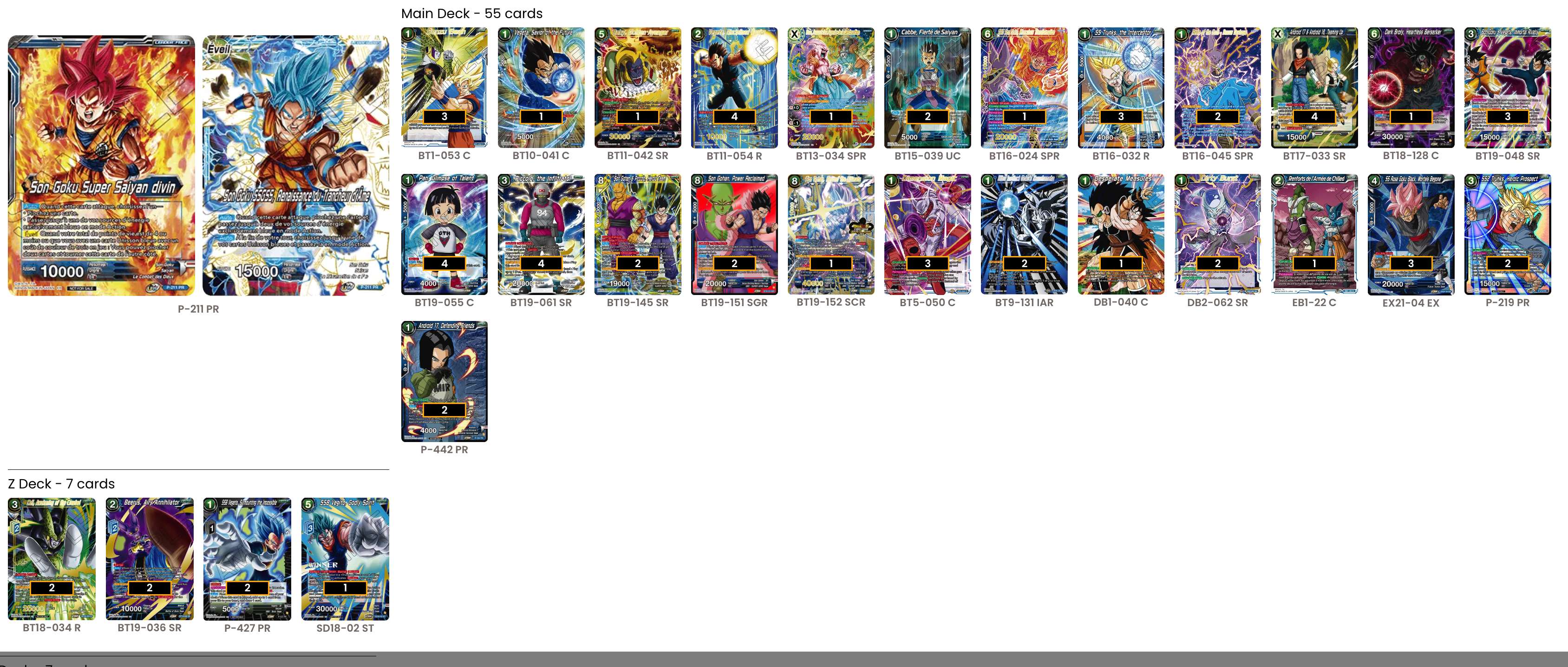 Decklist de JUAN PABLO RIVERA