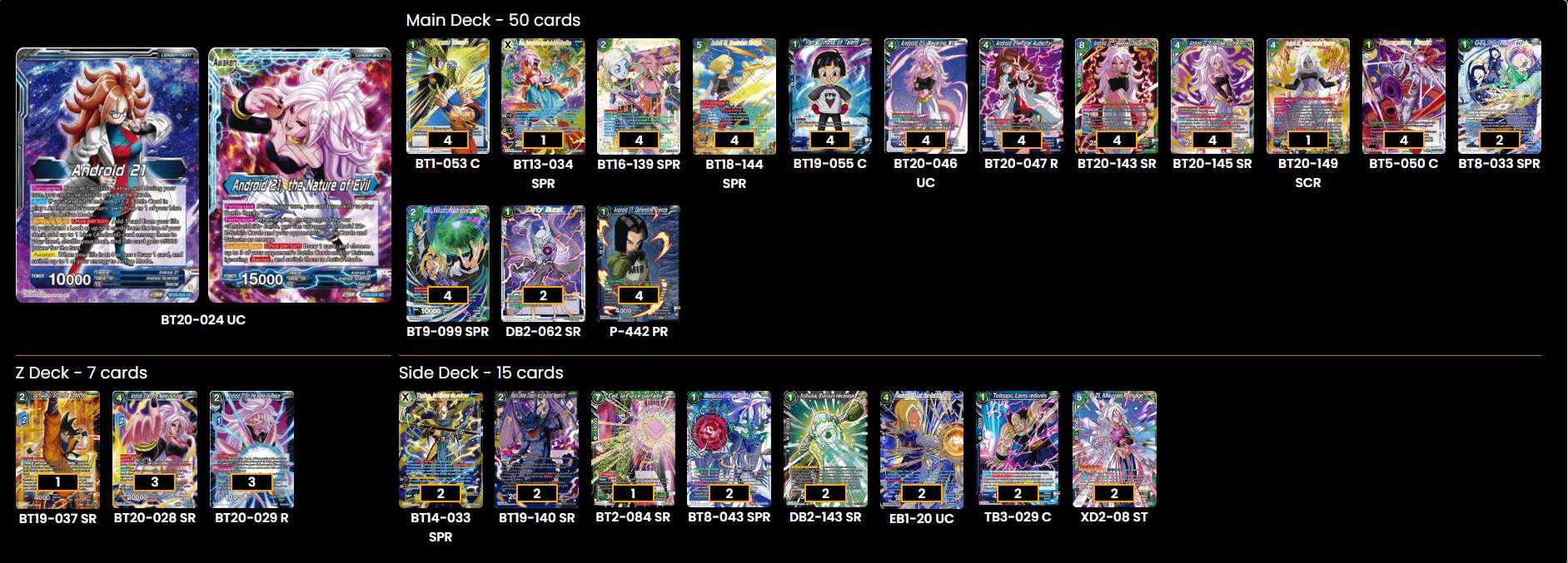 Decklist image · Miguel Petrillo