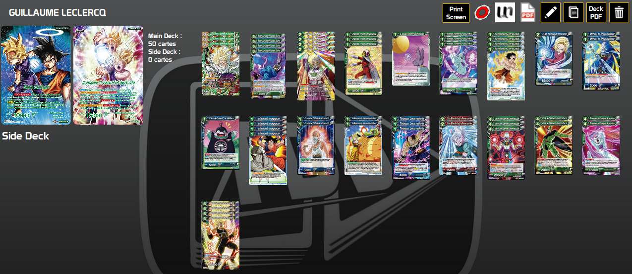 Decklist de Guillaume Leclercq