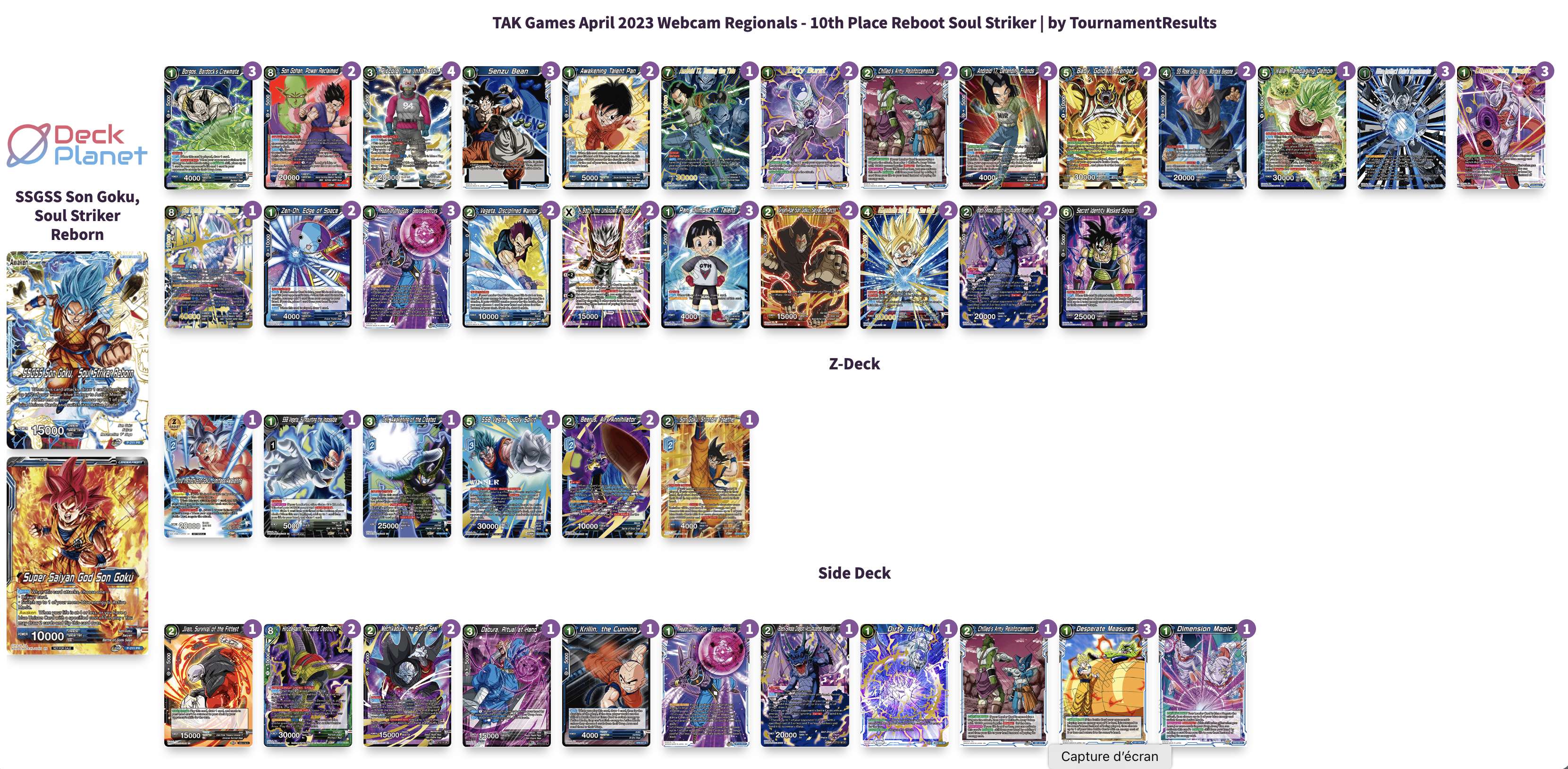 Decklist de Blake Miles