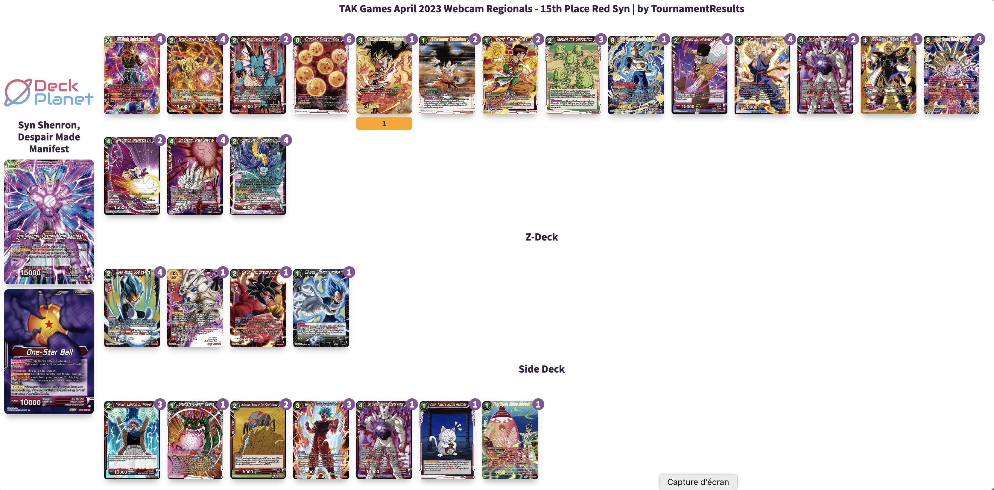 Decklist de Steven Johnstone