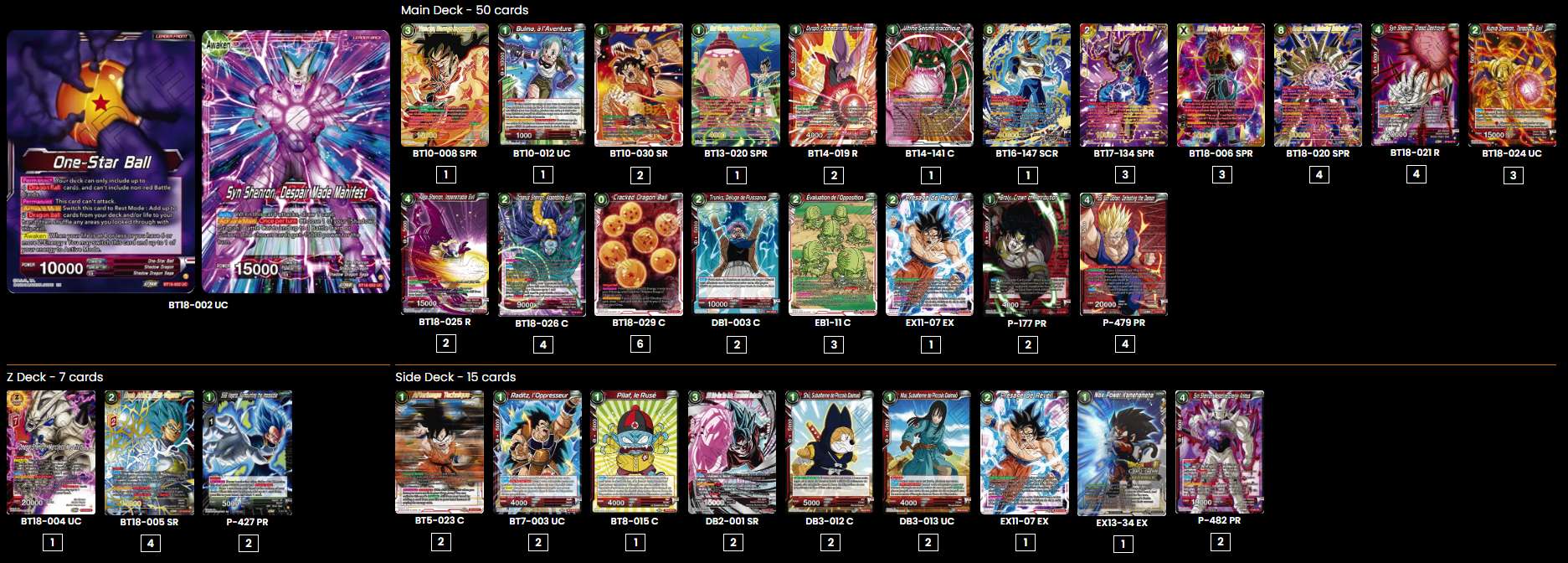 Decklist de Bertrand Pere