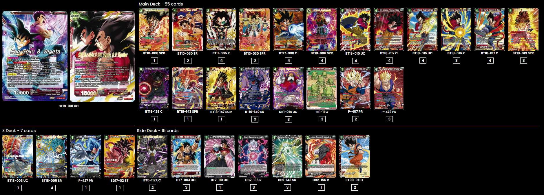 Decklist de Egzon Zhubaj