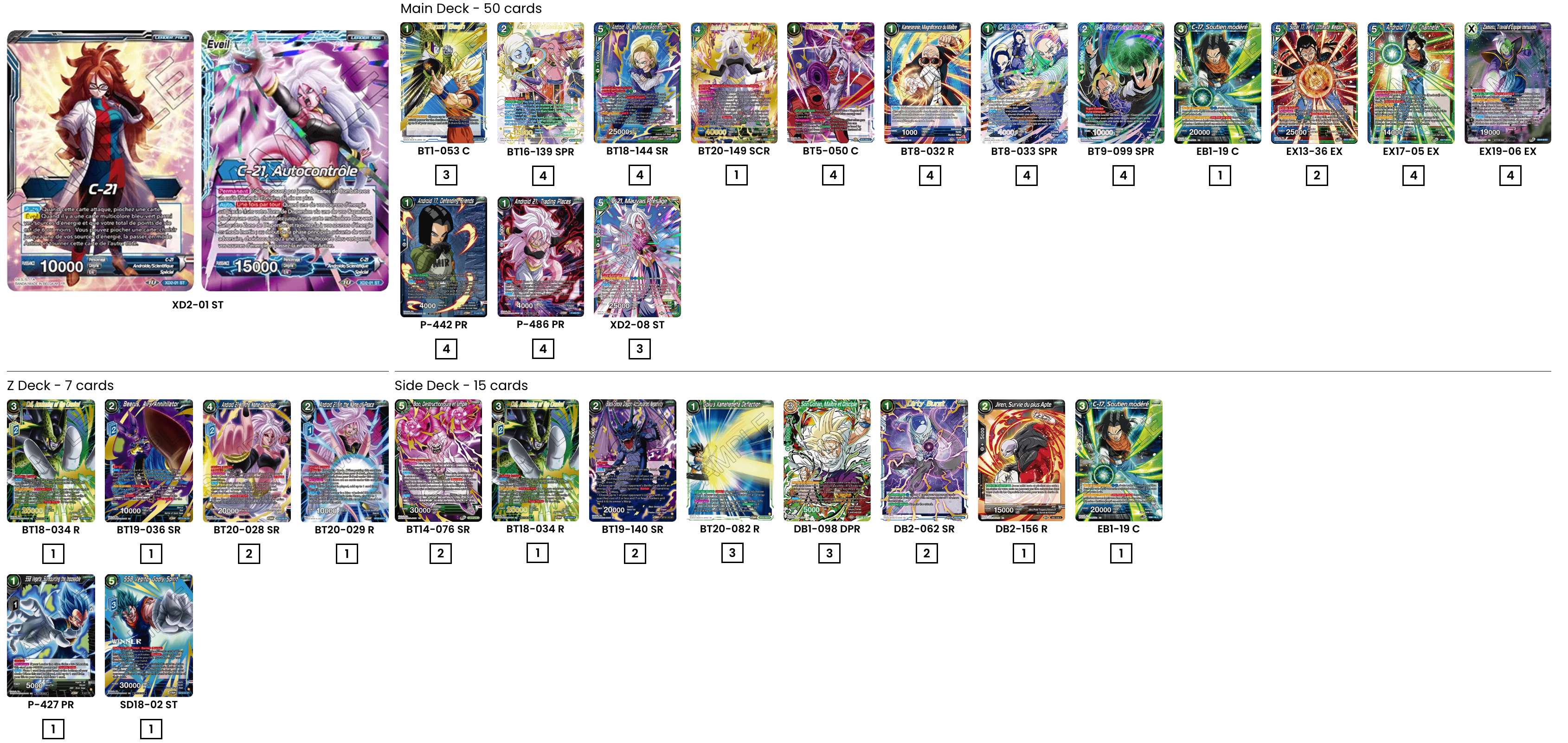 Decklist de Oliver Symonds