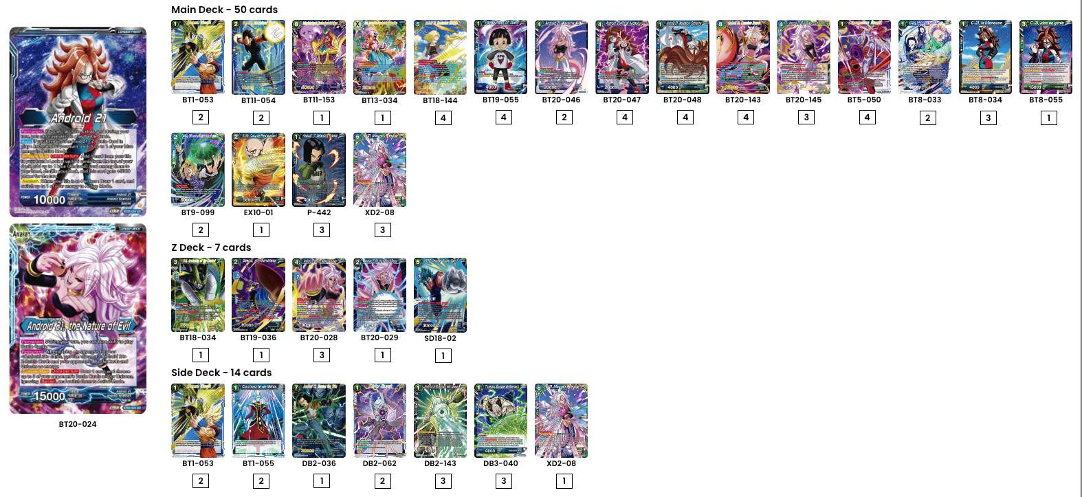 Decklist image · Jeoffrey Antraygues