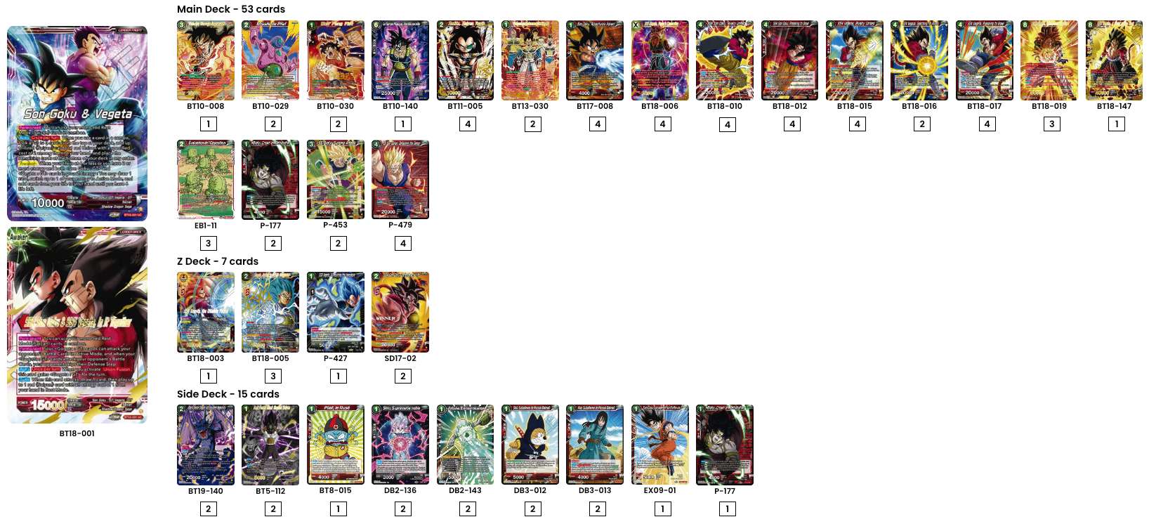 Decklist de Justin Garcia