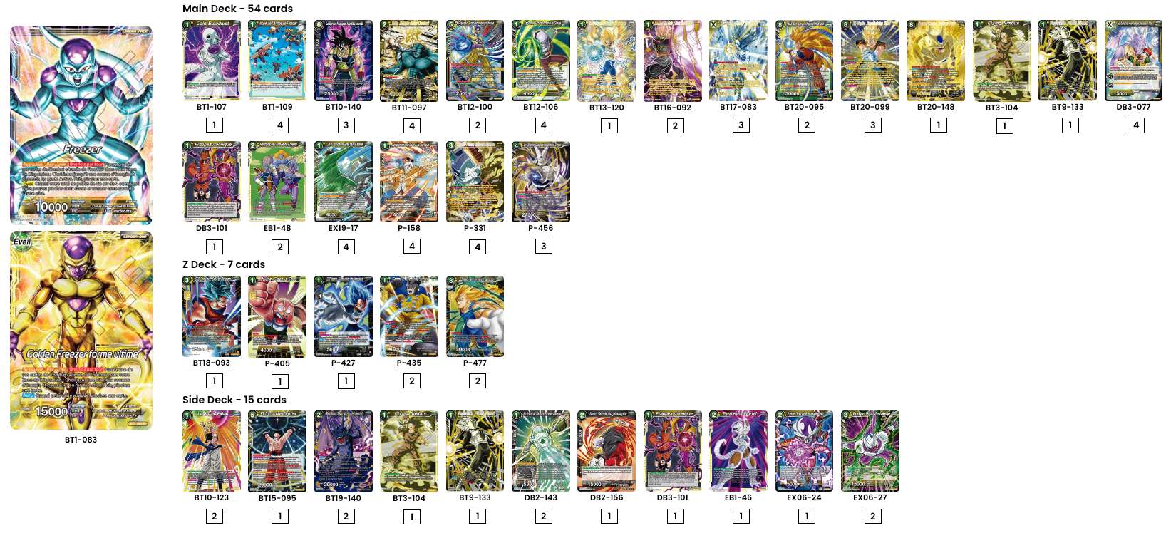 Decklist de Michael Kerrick