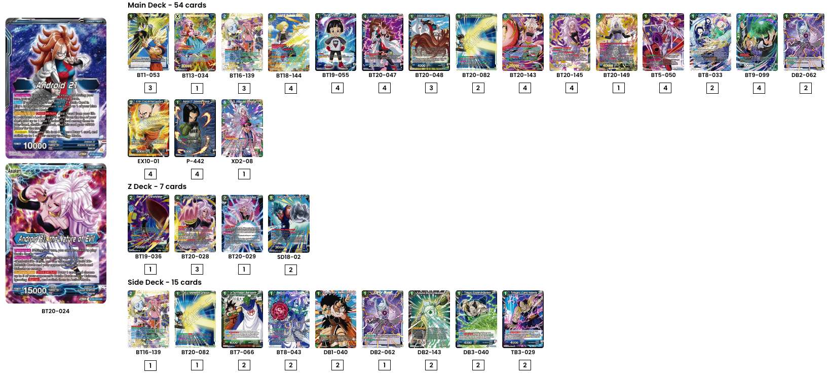 Decklist image · Daniel Brown