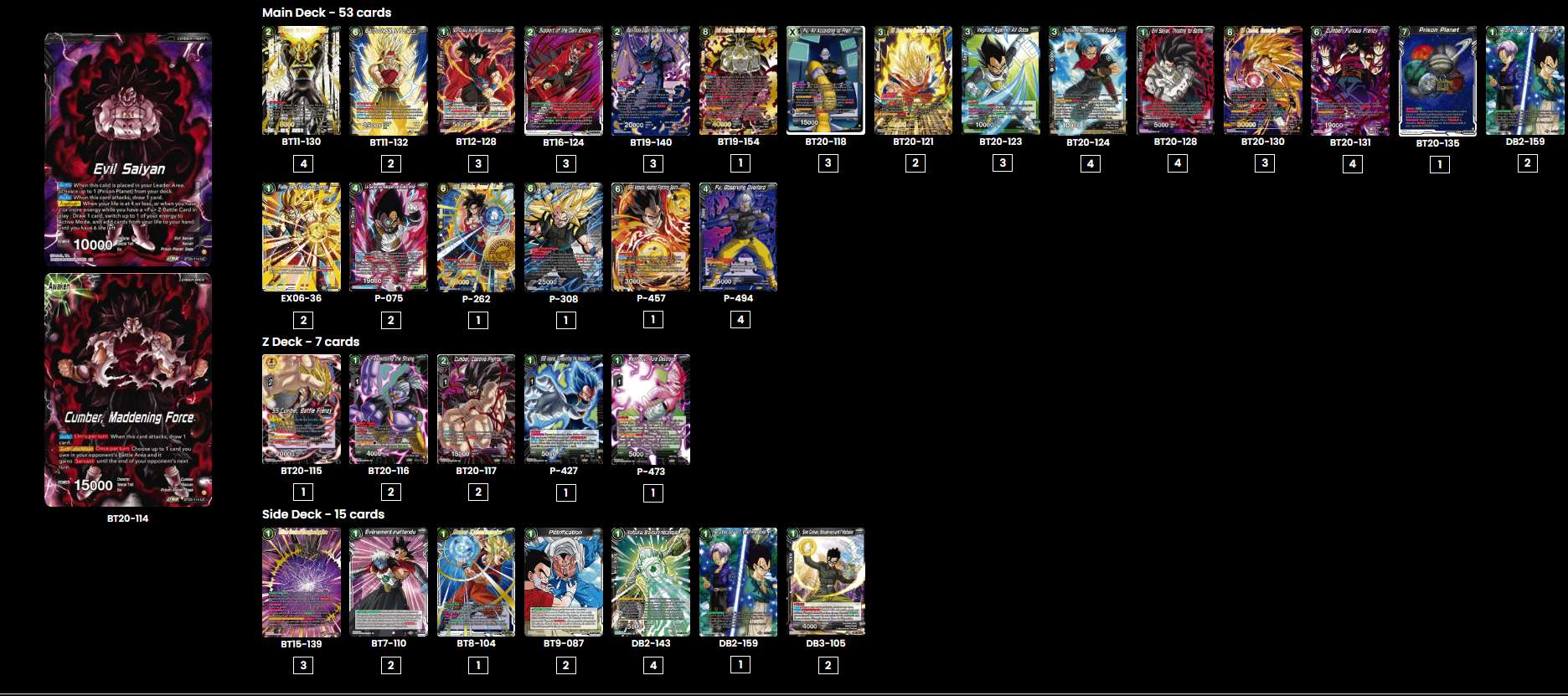 Decklist image · Gianfranco Gallicchio Primavera