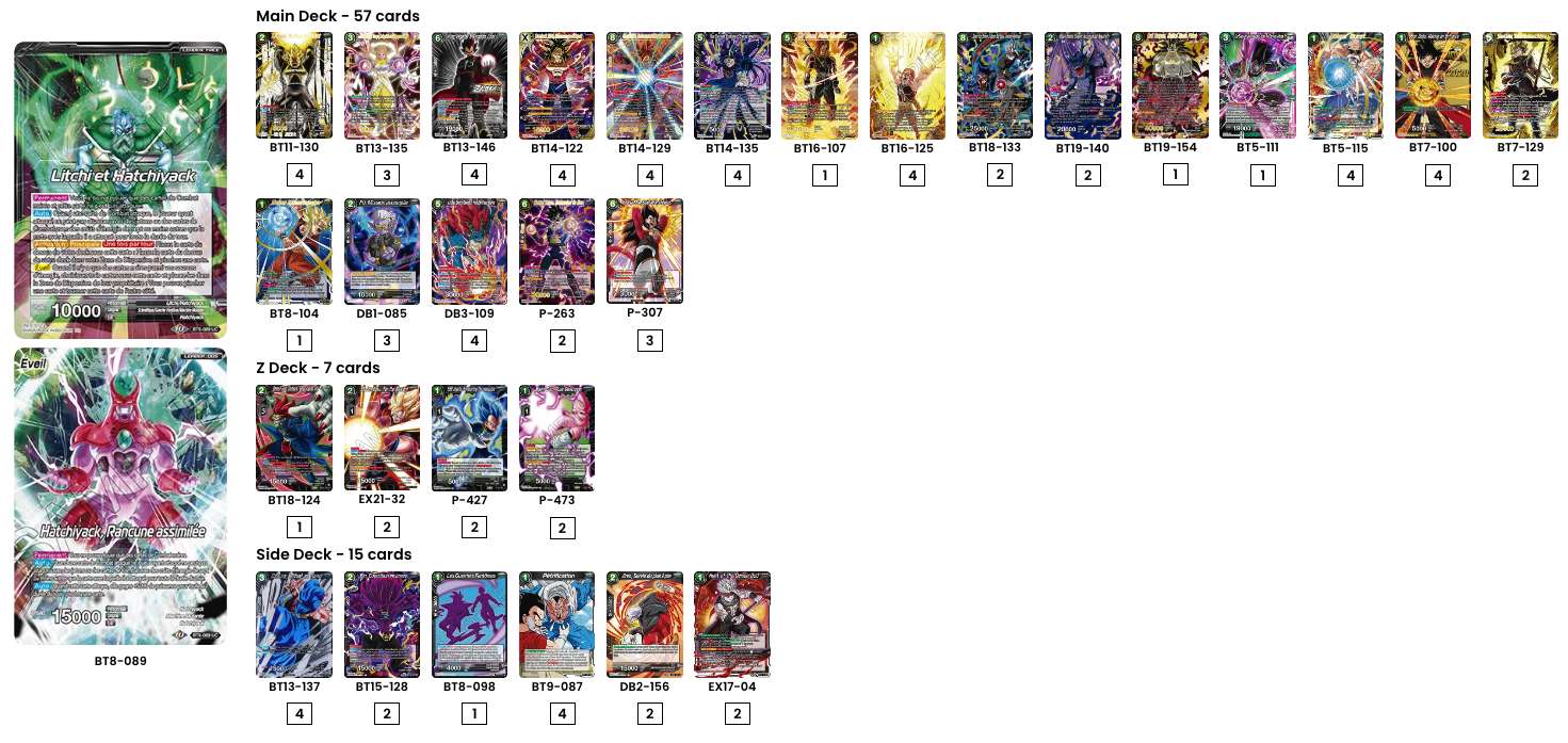 Decklist image · Moamin Saaid