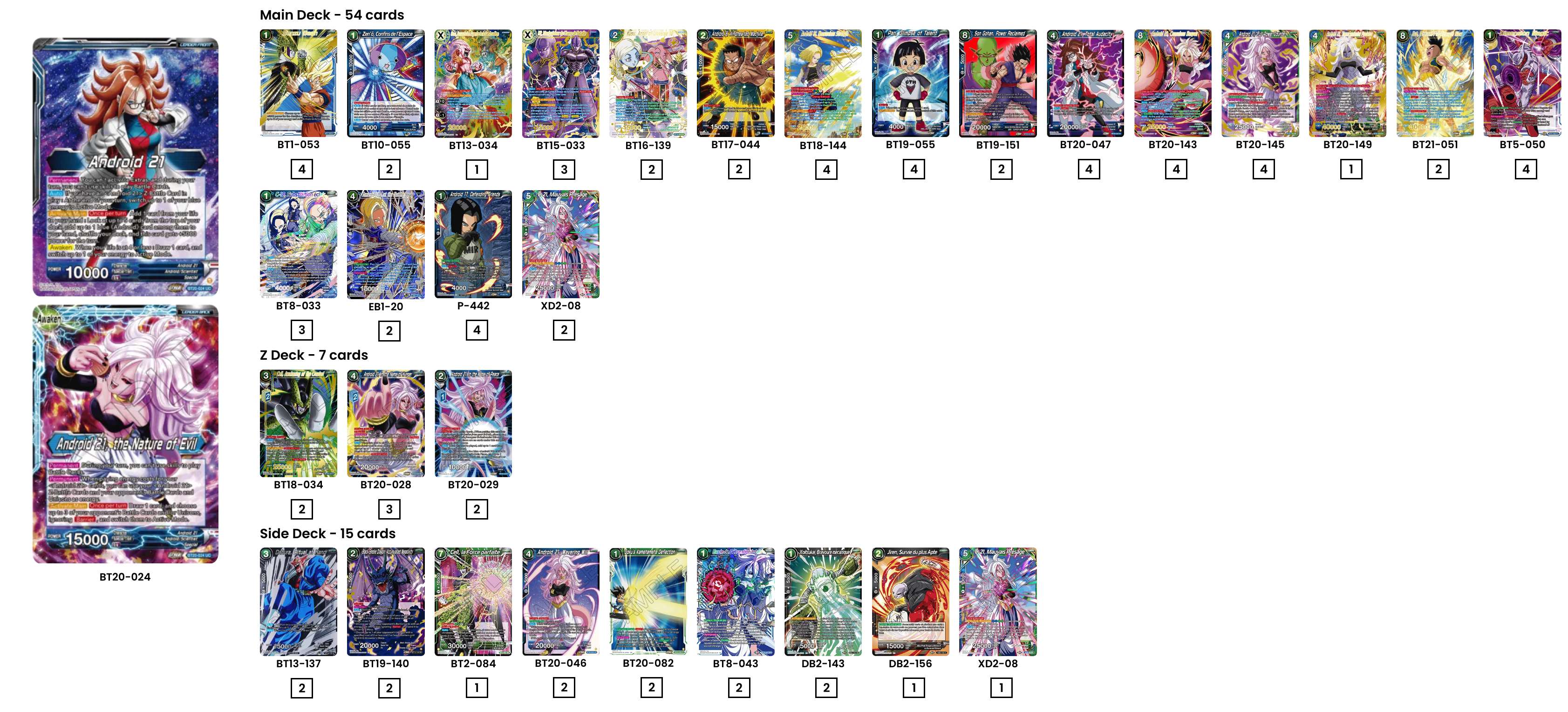 Decklist de Tony Rodriguez