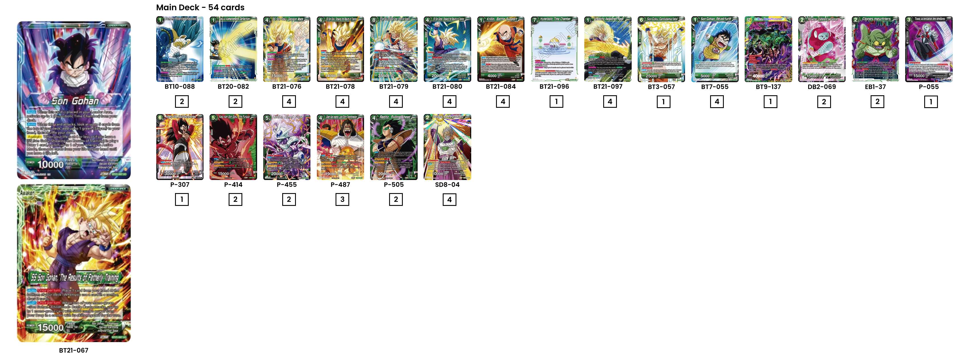 Decklist de Andres Herrera