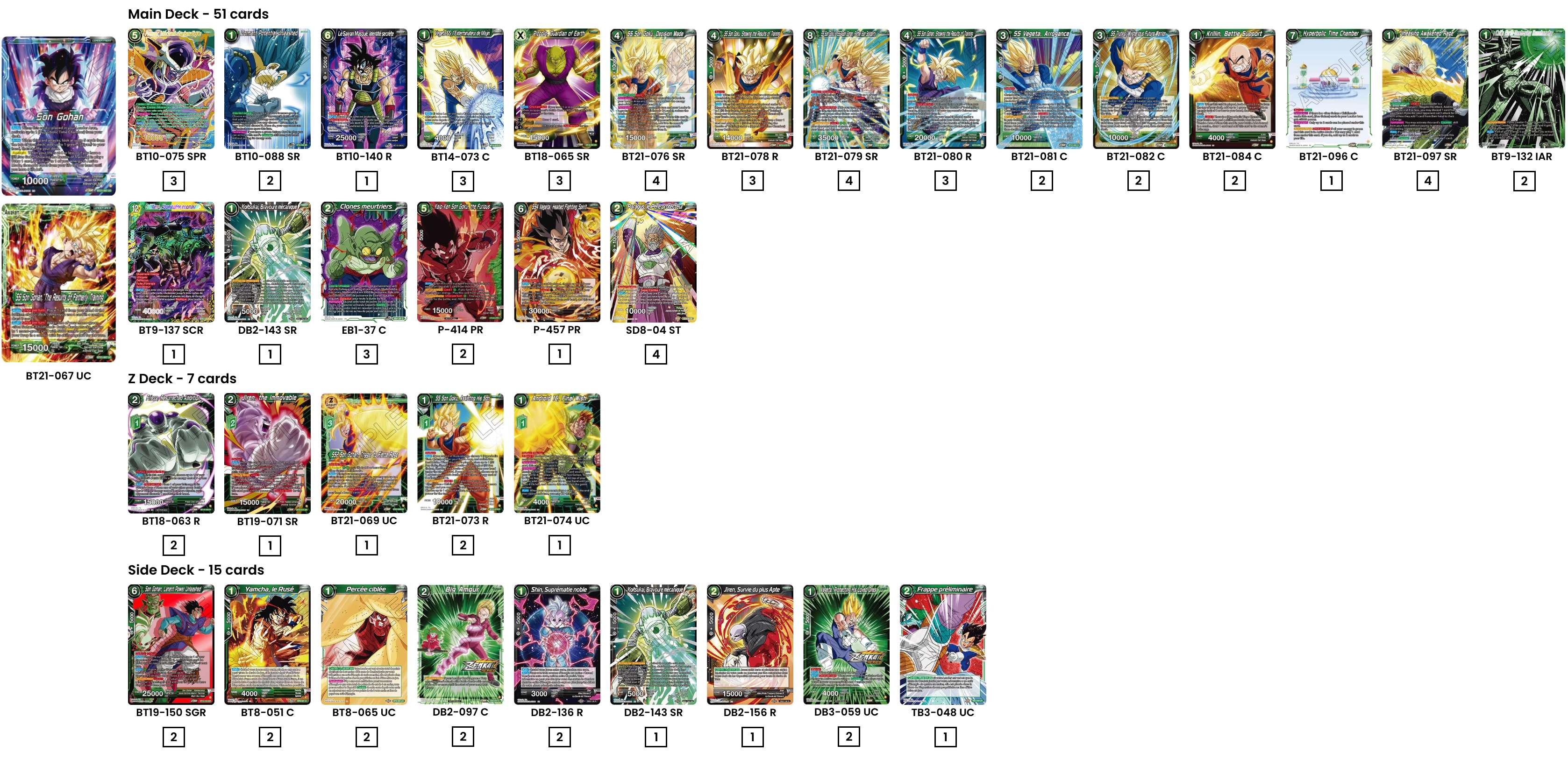 Decklist de Thomas Ormansay