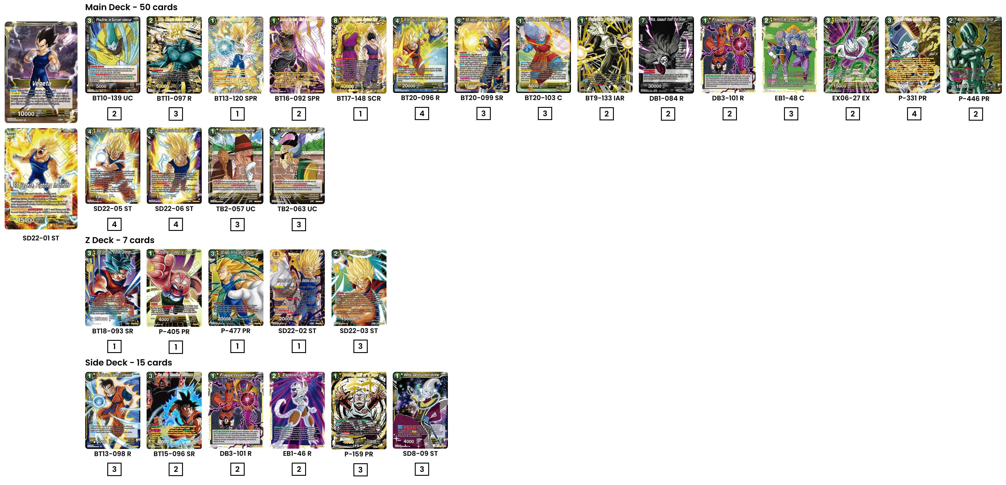 Decklist de Richard Azario