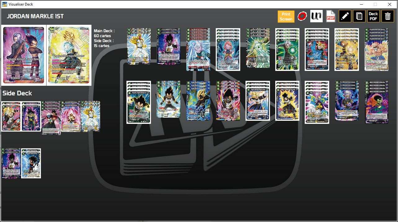 Decklist de Jordan Markle