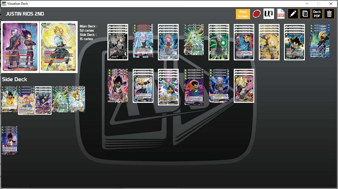 Decklist de Justin Rios